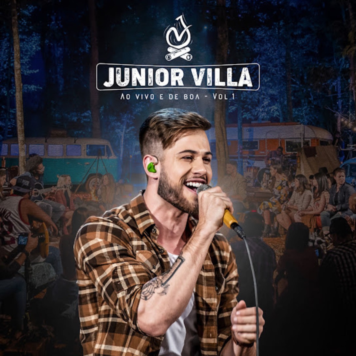 Ao Vivo e de Boa, Vol. 1 (Ao Vivo) - EP by Junior Villa album cover