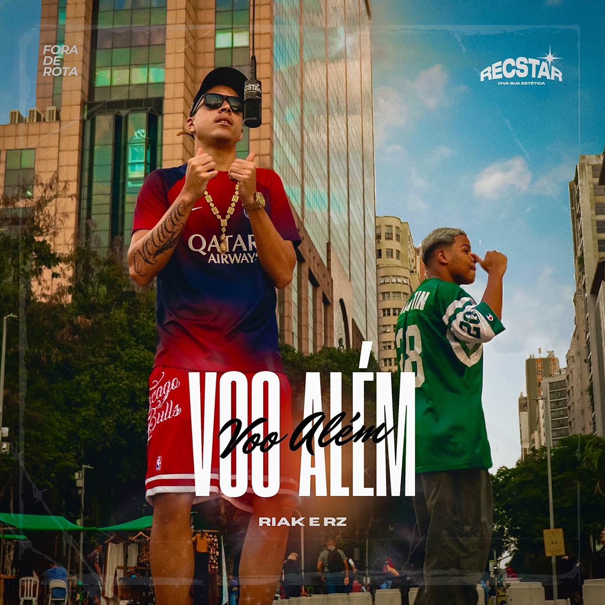 VOO ALÉM - Single by Riak, Rz Oficial & Ian Durso album cover