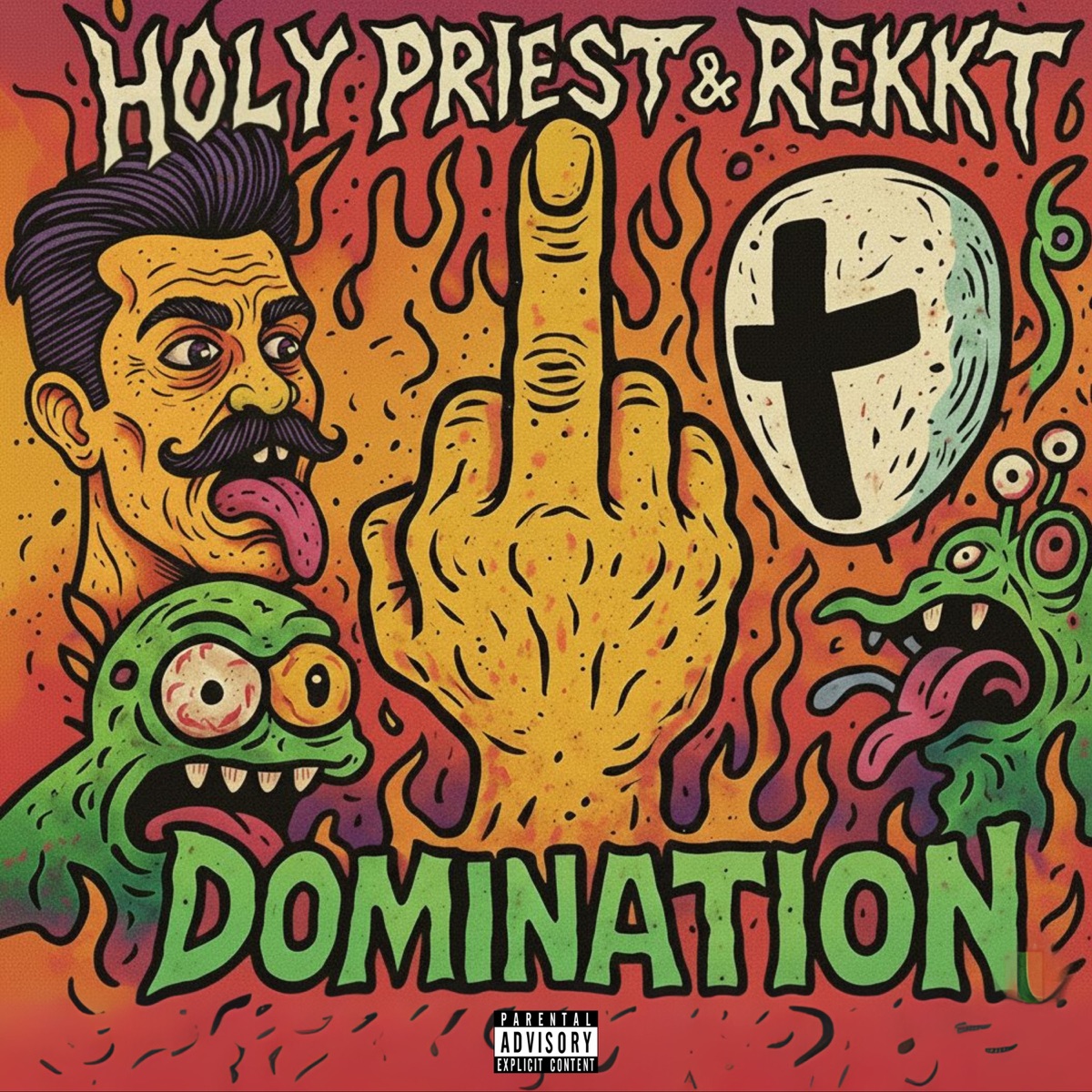 DOMINATION - Single by HOLY PRIEST & REKKT album cover