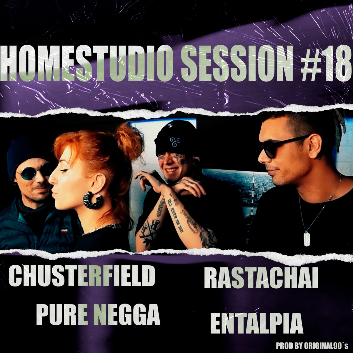 Homestudio Session #18 (feat. Rastachai) - Single by Chusterfield, Pure Negga & Entalpía album cover