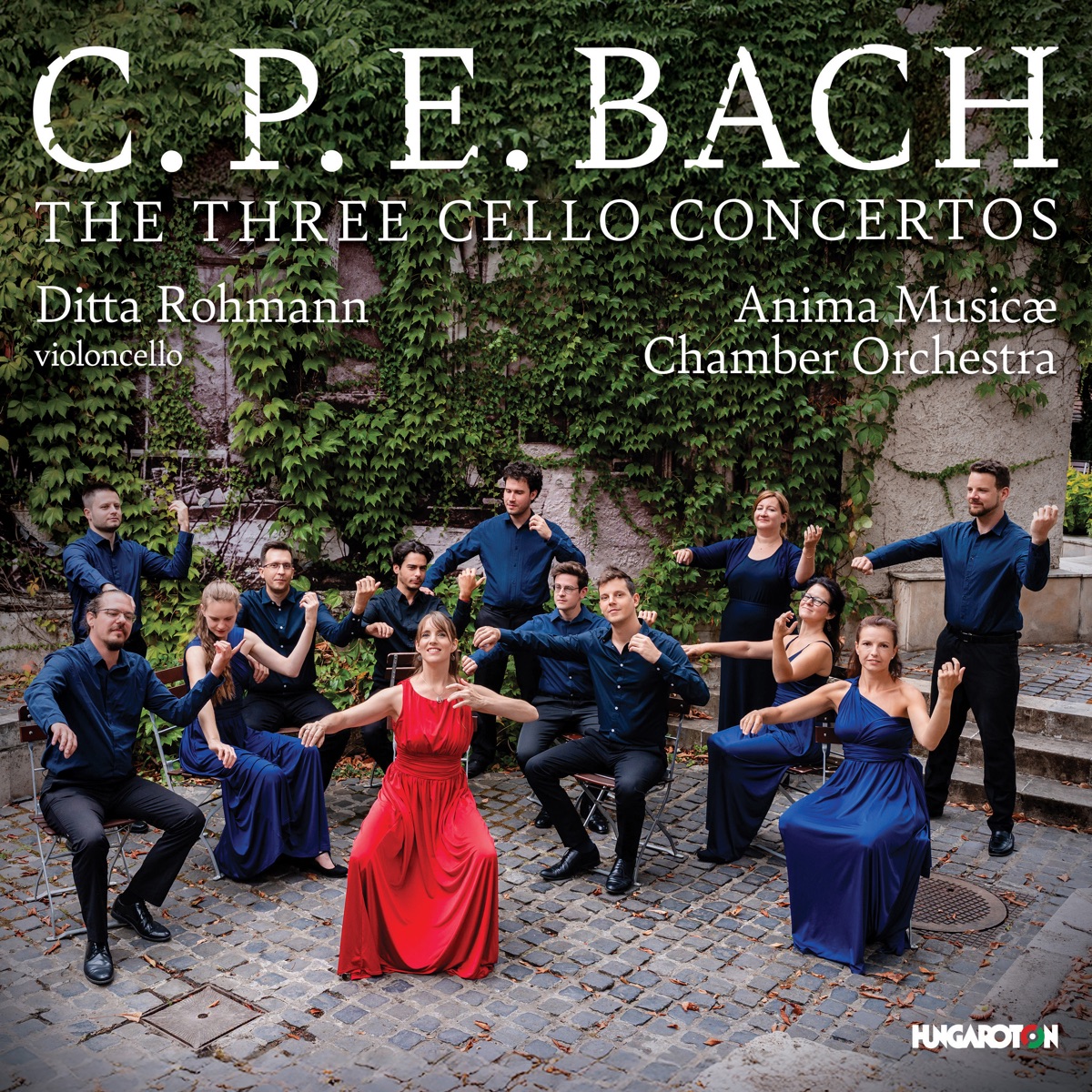 C.P.E. Bach: The Three Cello Concertos by Ditta Rohmann, Anima Musicæ Chamber Orchestra & Laszlo Horvath album cover