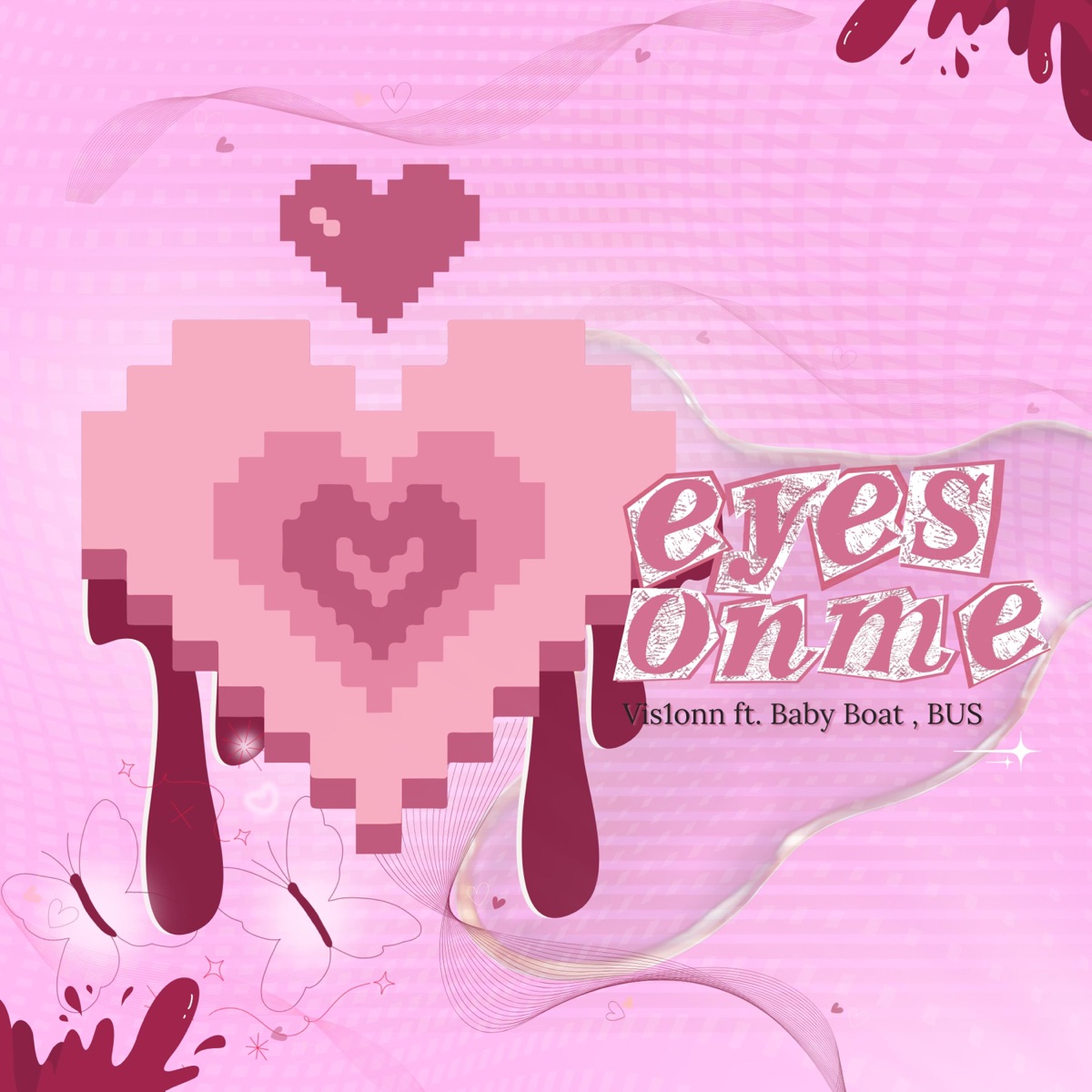 Eyes on me (feat. Bus & Baby Boat) - Single by Vis1onn album cover