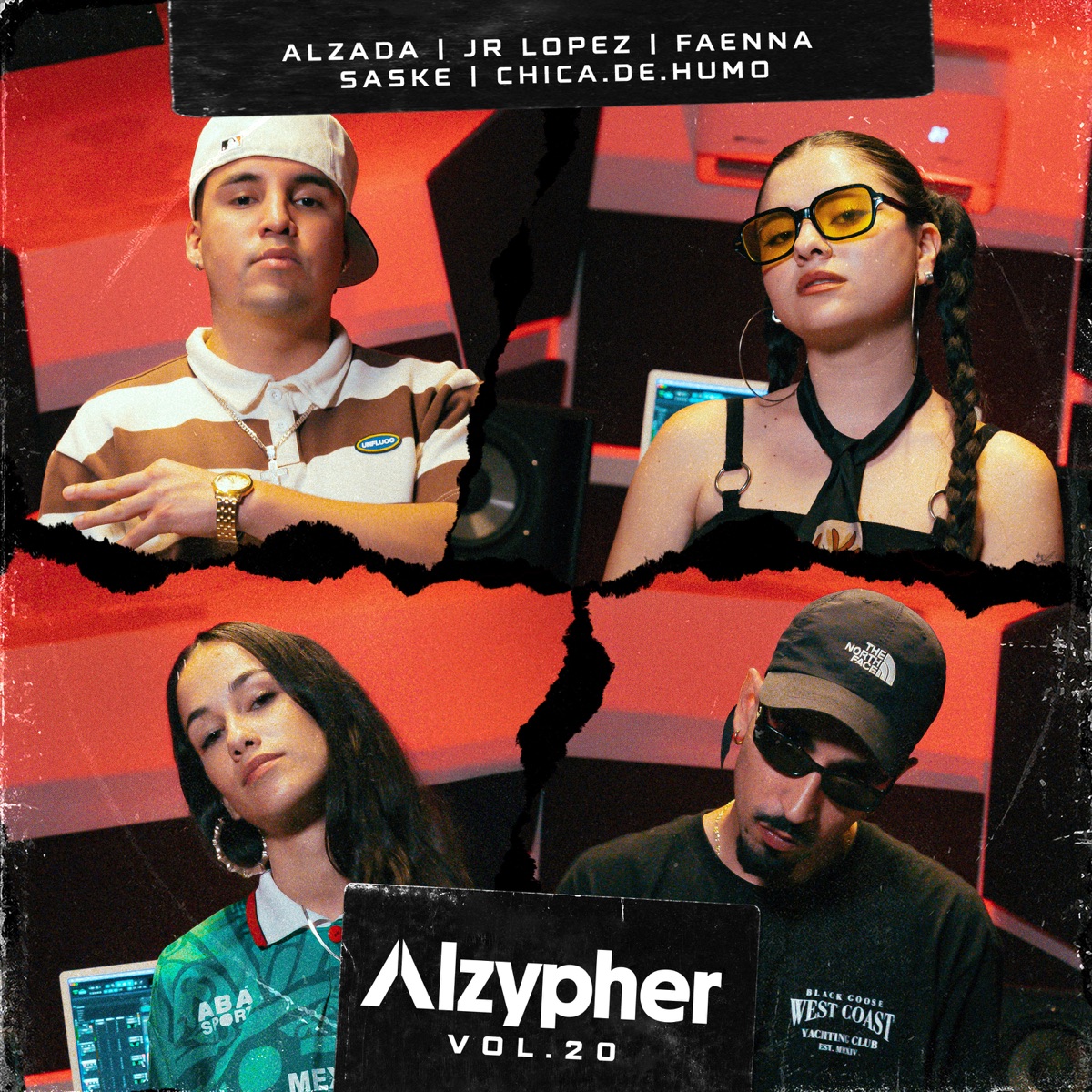 Alzypher Vol. 20 - Single by Jr López, Saske, Alzada, Faenna & chica de humo album cover