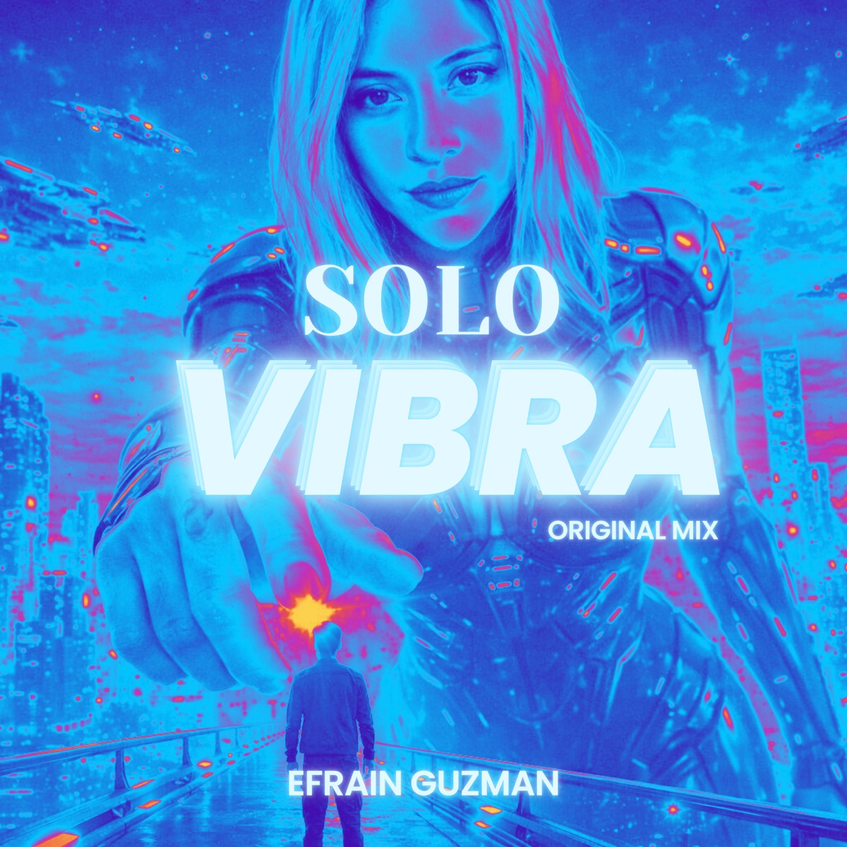 Solo Vibra - Single by Efrain Guzman album cover