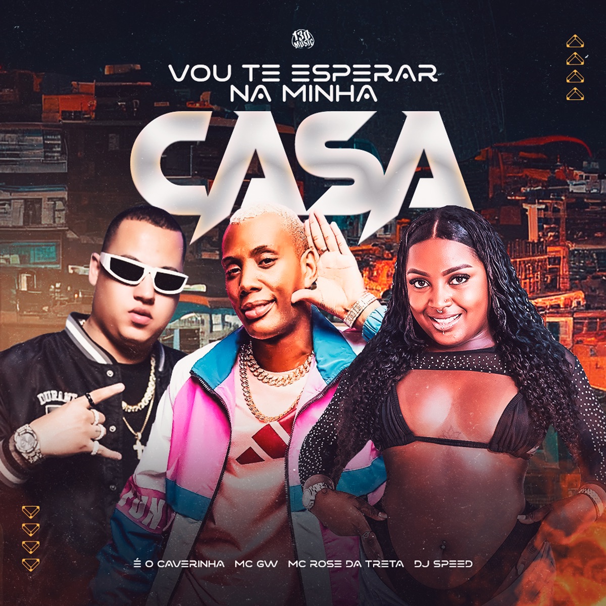 Vou Te Esperar na Minha Casa - Single by É O CAVERINHA, Mc Gw, Mc Rose da Treta & Dj Speed album cover