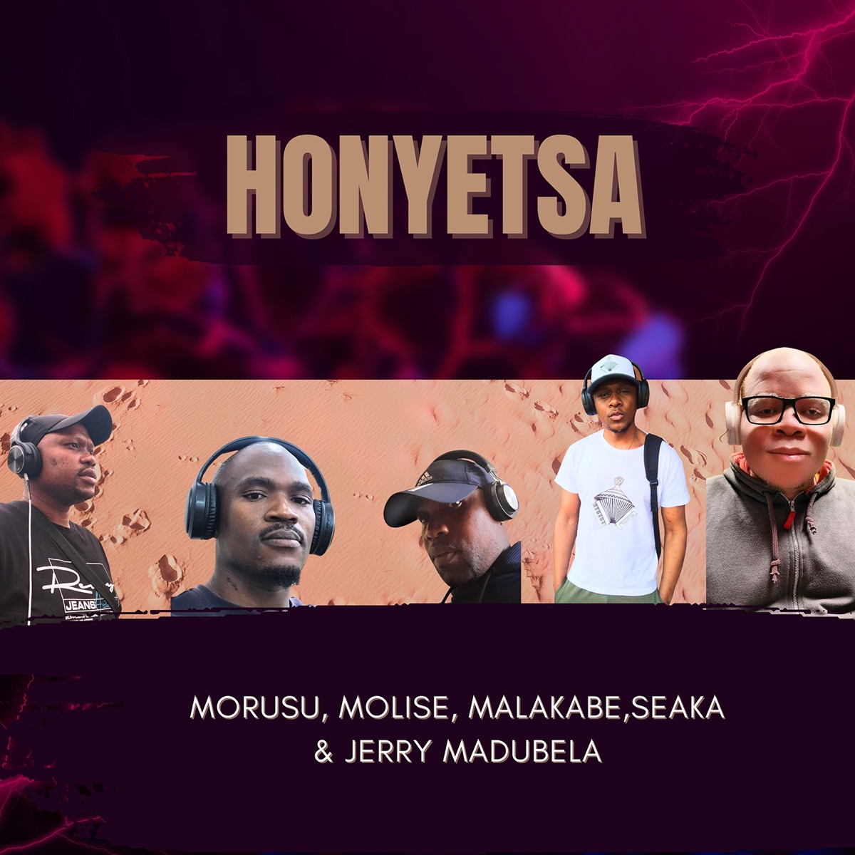 Honyetsa - Single by Jerry Madubela, Morusu, Malakabe, Seaka & Molise album cover