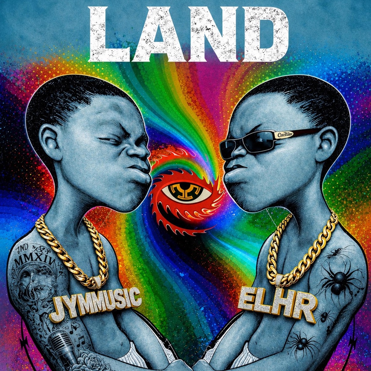 Land (feat. El HR) - Single by Jymmusiic album cover