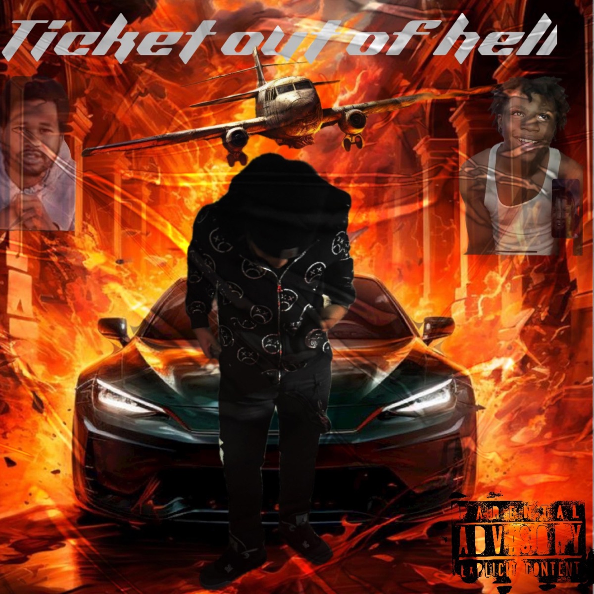 Ticket out of hell by La kj album cover