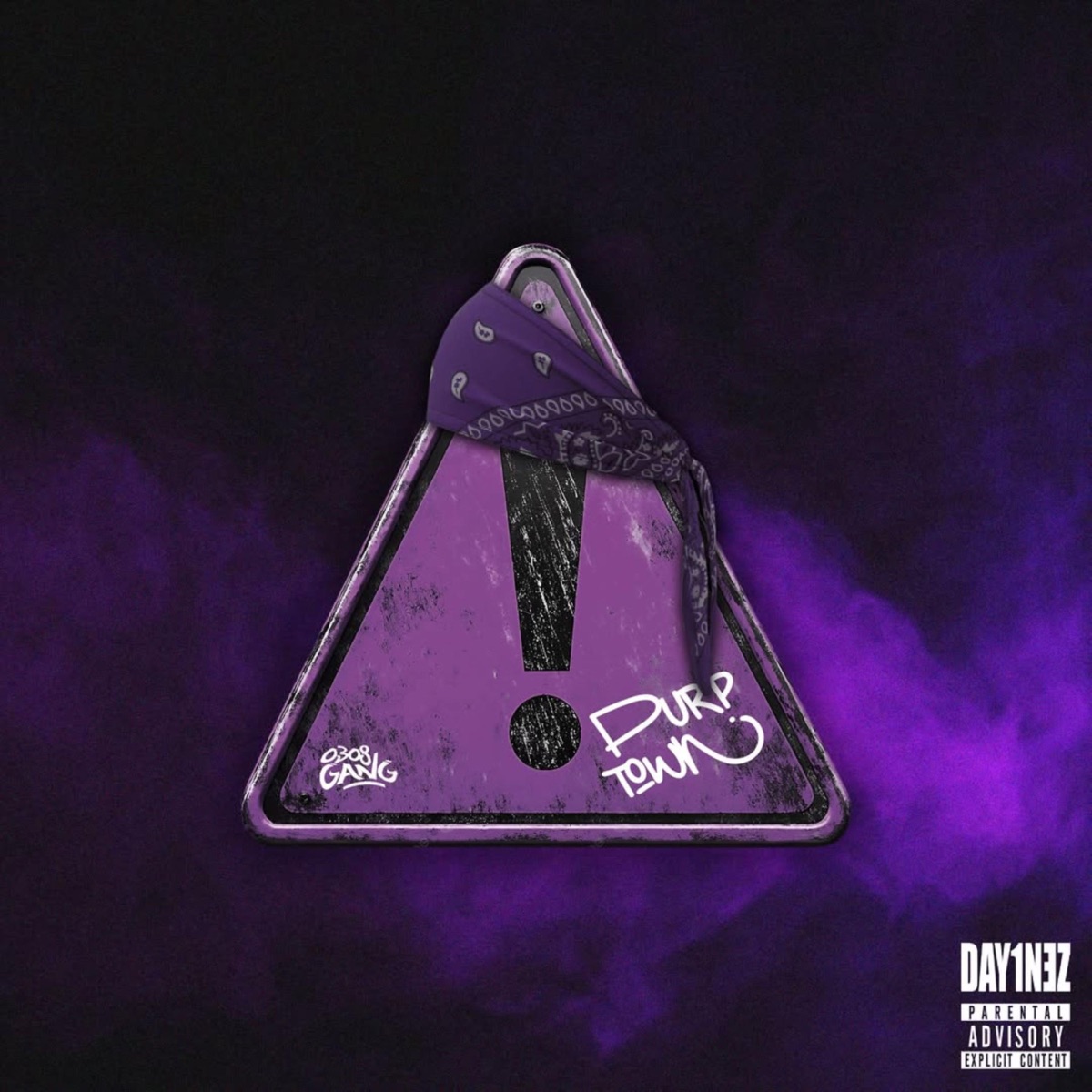 Purp Town (feat. Yosea, Mr Thug & Marko) - Single by 0308 Gang album cover