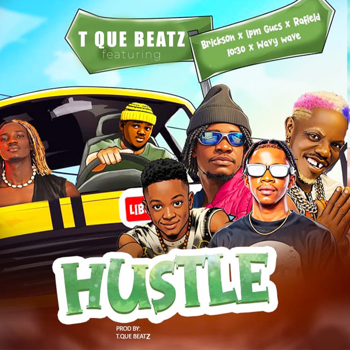 Hustle (feat. Rafield G, IPM Gucs, BRICKSON, 10-30 & Wavy Wave) - Single by T Que Beatz album cover