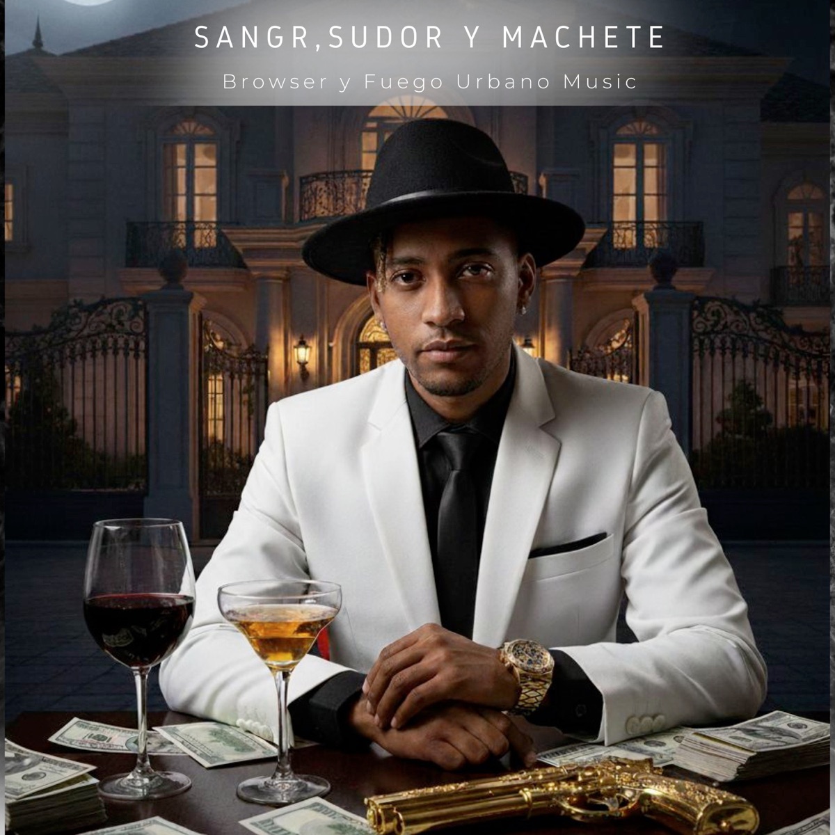 Sangre, sudor y machete - Single by Fuego Urbano Music & Browser album cover