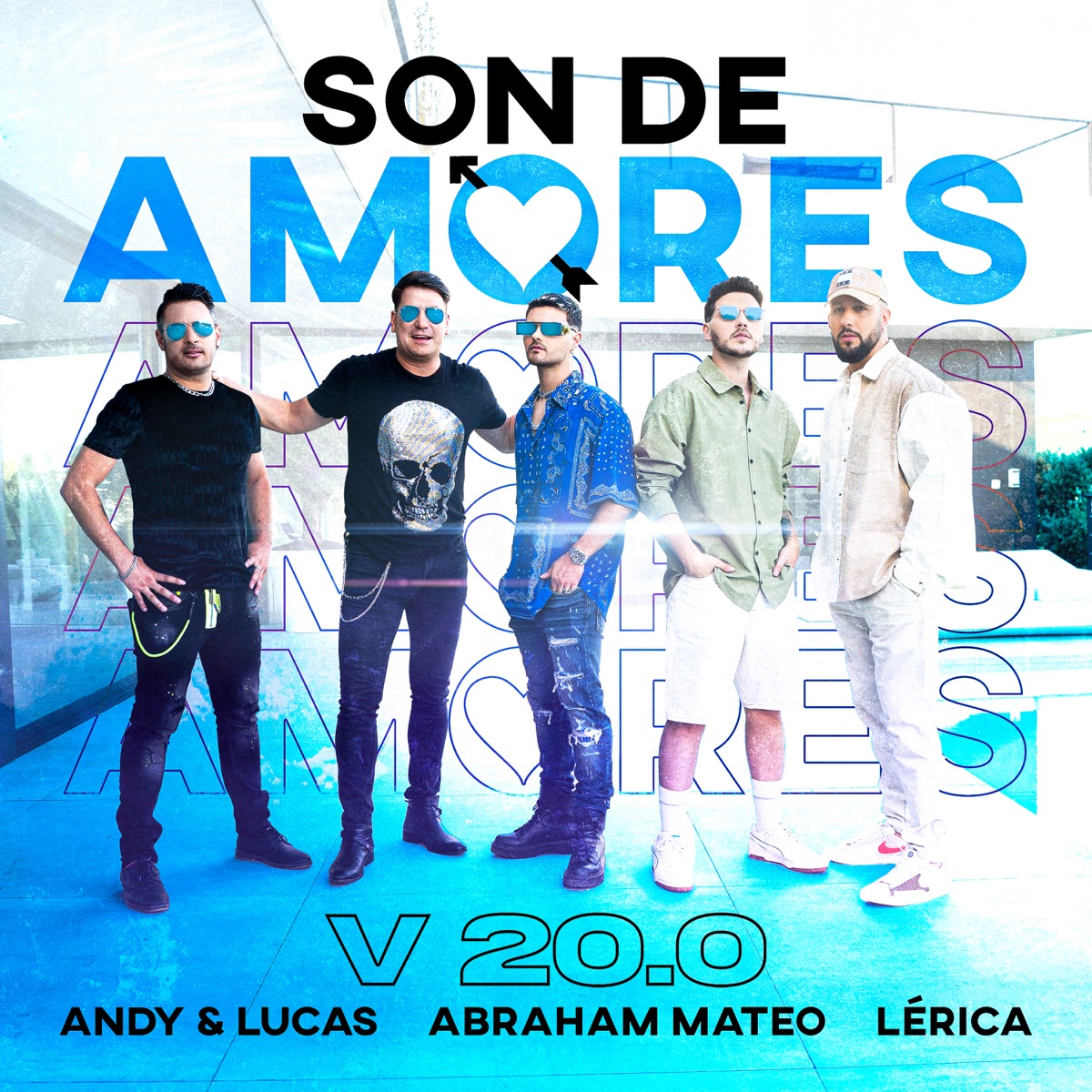 Son de Amores (V20.0) - Single by Andy & Lucas, Abraham Mateo & Lérica album cover