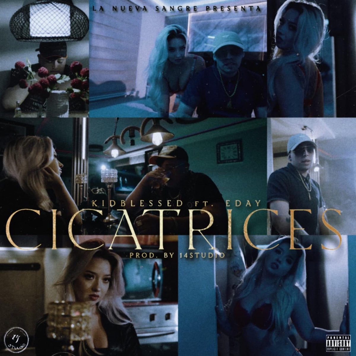CICATRICES (feat. Eday Franco) - Single by Kidblessed album cover