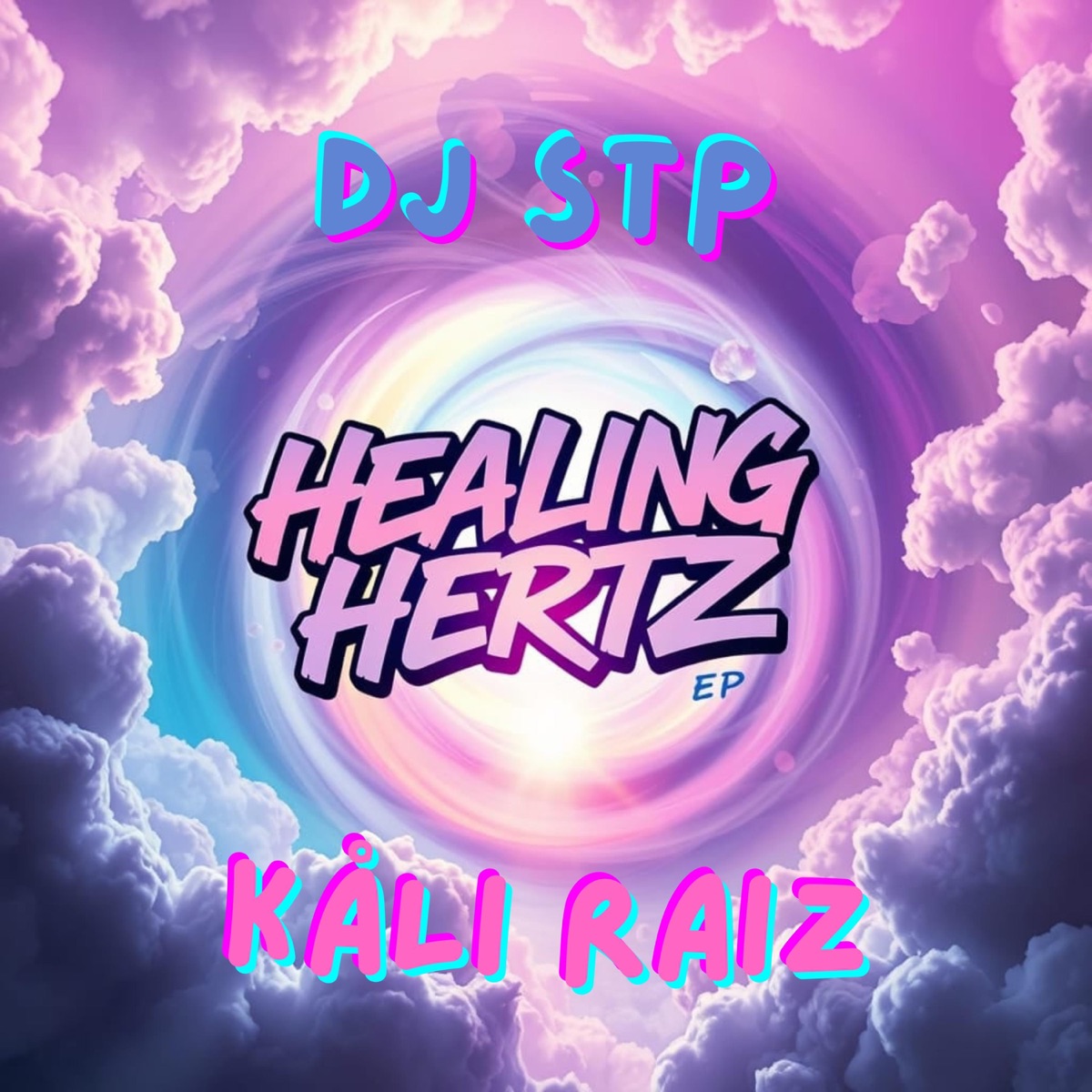 Healing Hertz - EP by Dj Stp & Kåli Raiz album cover