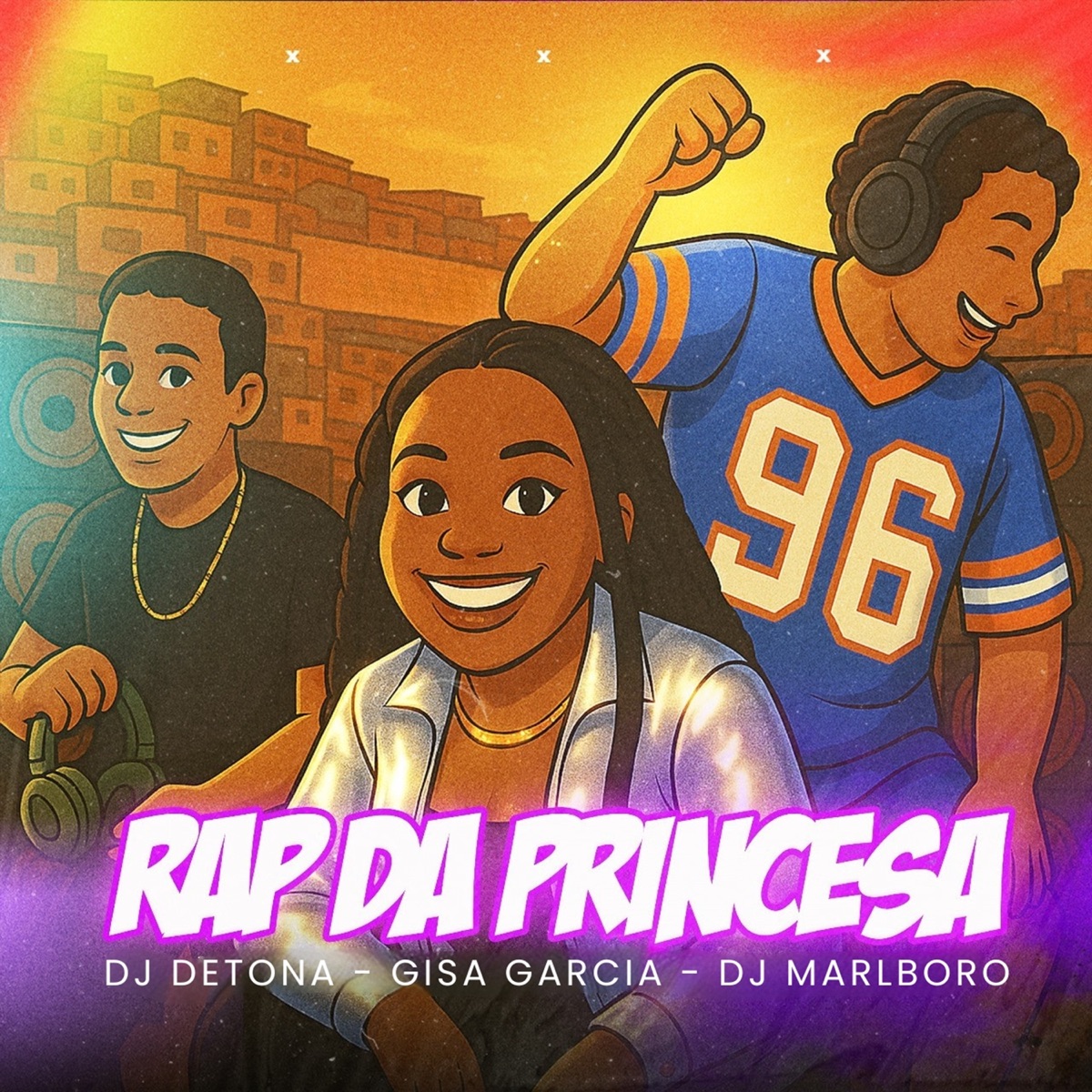Rap da Princesa - Single by Gisa Garcia, DJ Detonna & DJ Marlboro album cover