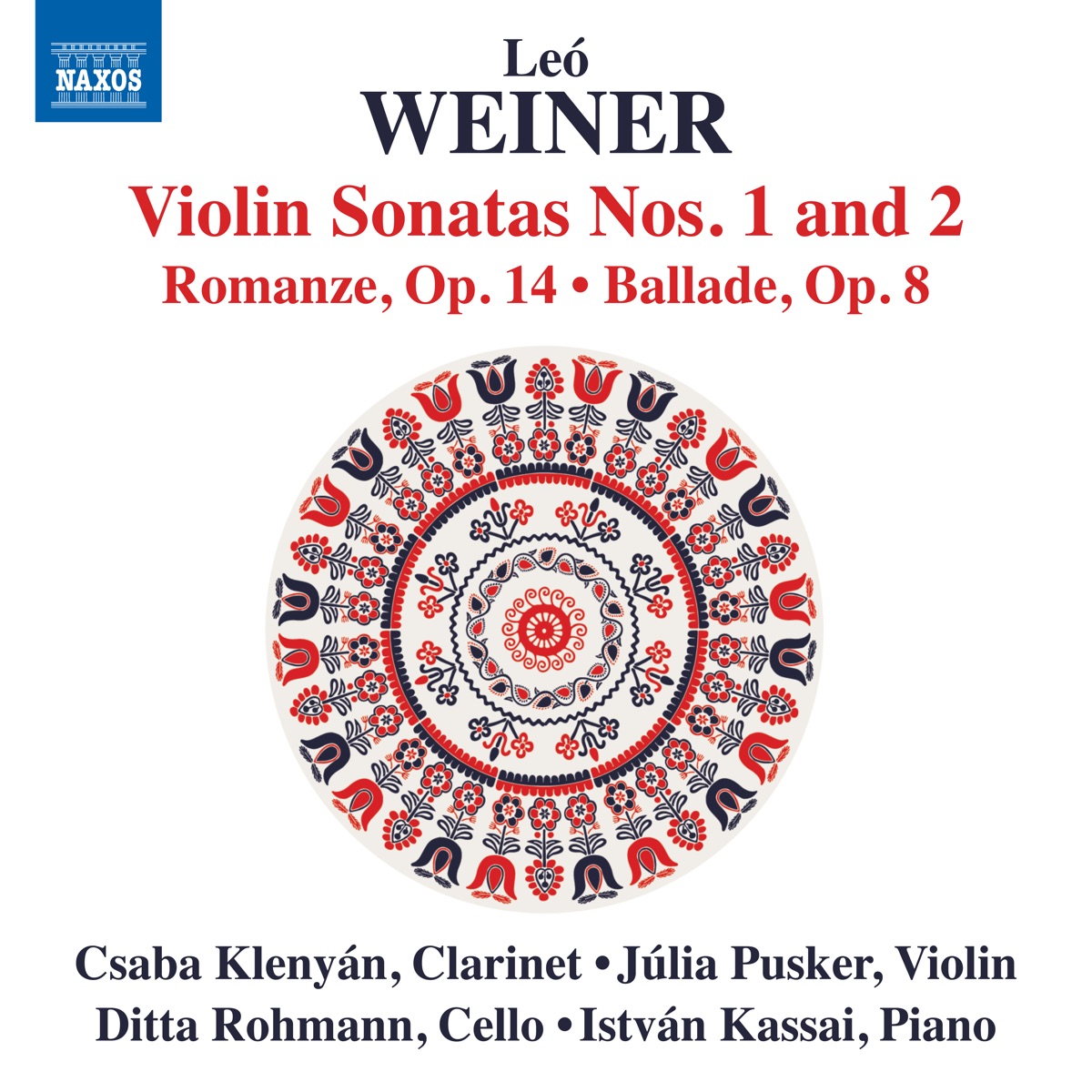 Weiner: Chamber Works by Csaba Klenyán, Júlia Pusker, Ditta Rohmann & István Kassai album cover
