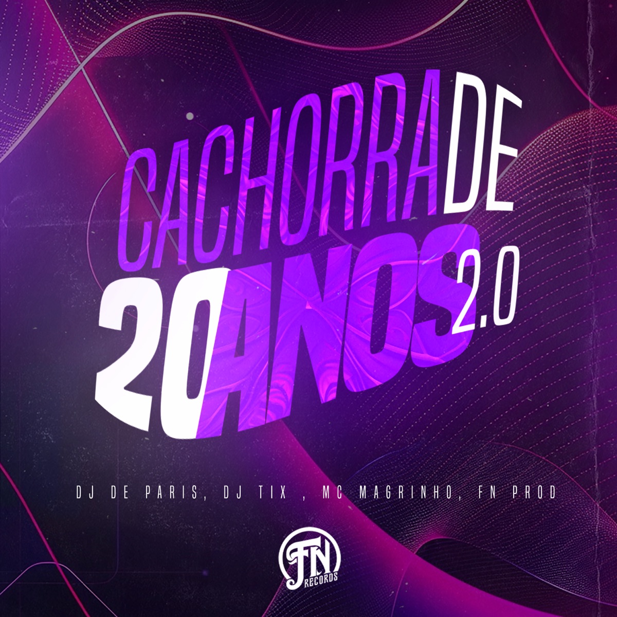 Cachorra de 20 anos 2.0 - Single by dj de paris, DJ TIX & Mc Magrinho album cover
