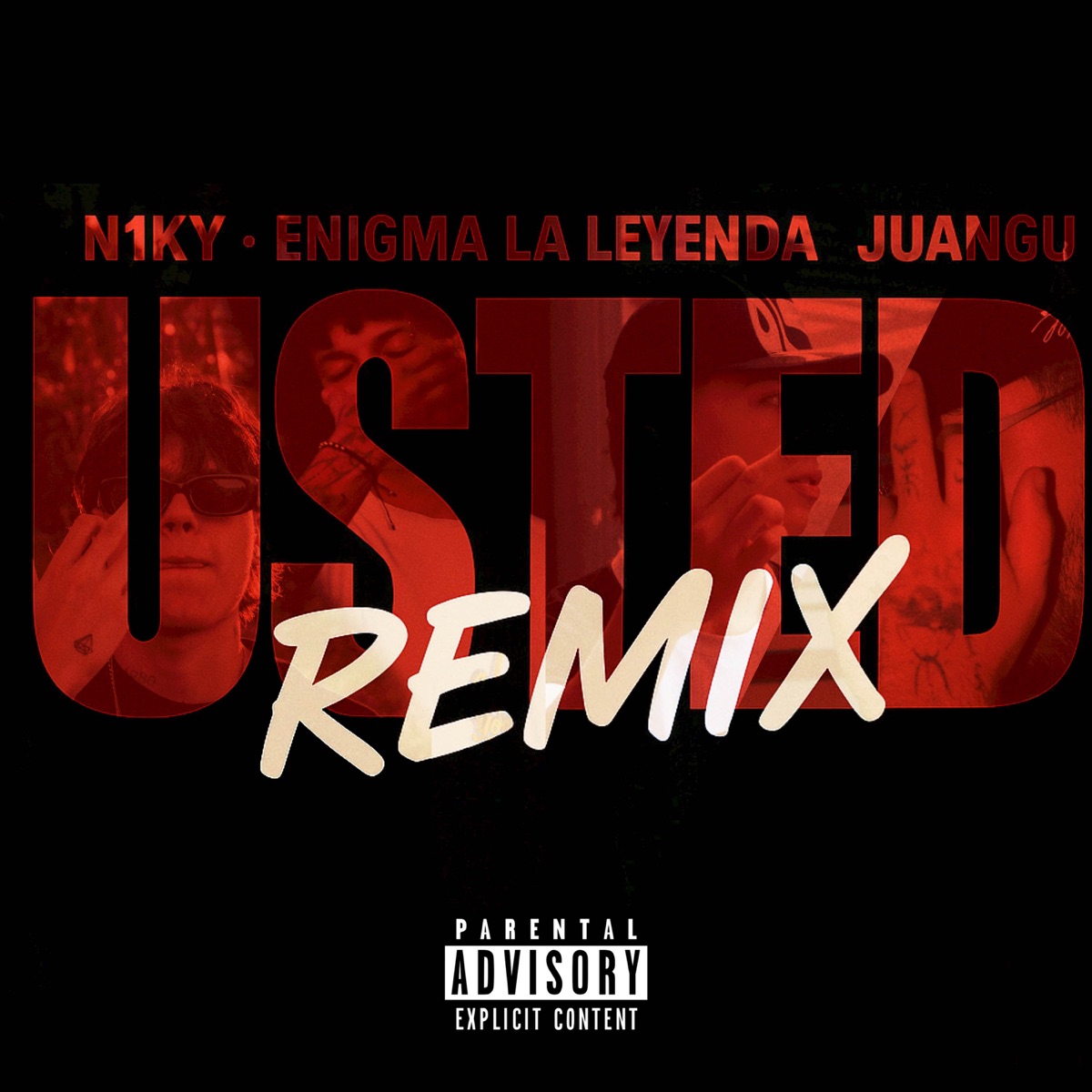Usted (Remix) - Single by Enigma la leyenda, N1ky & JUANGU album cover