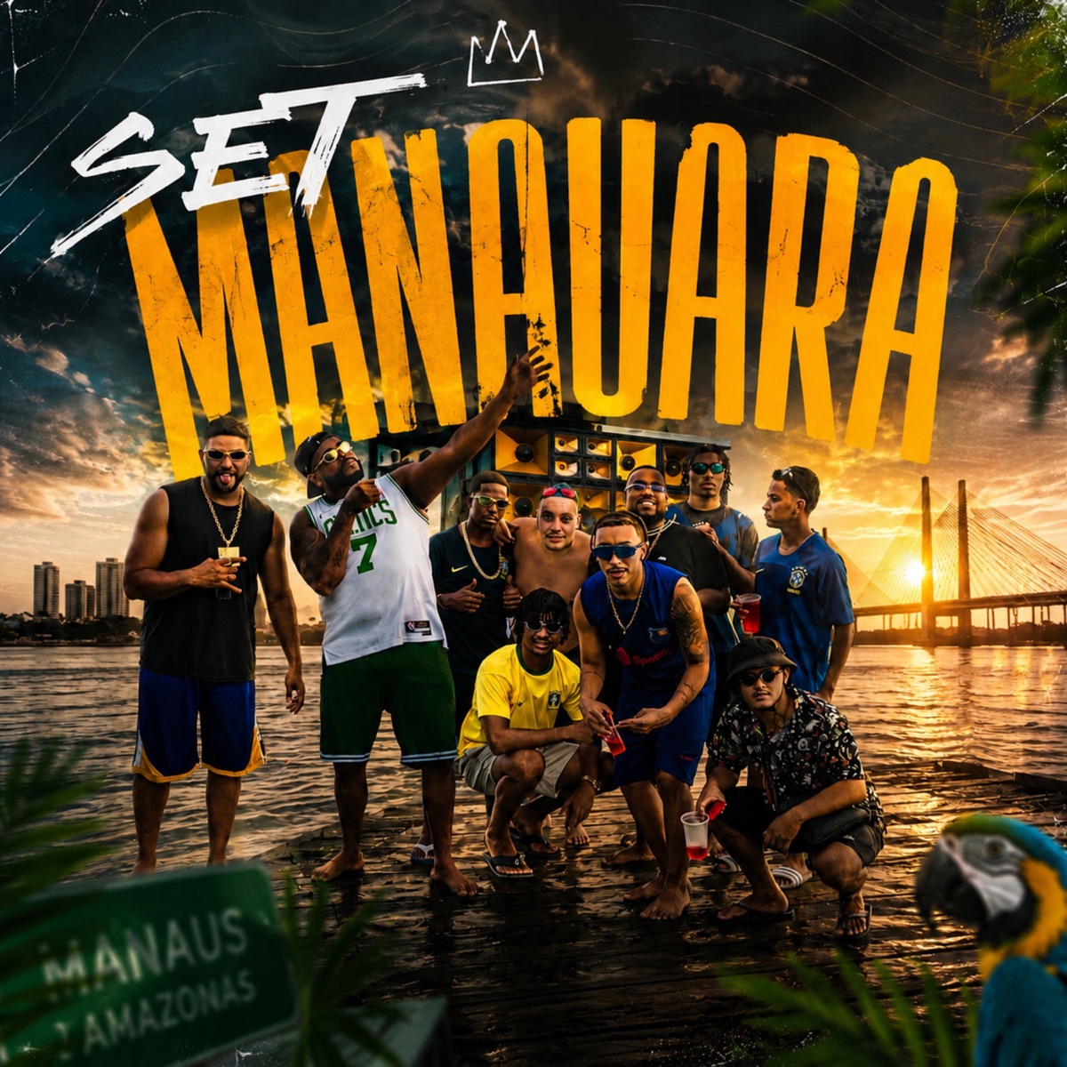 Set Manauara (feat. Preto OG & Mc Pezão AM & Corvina Dj & MC Tieezin & Mc Pixadão) - Single by Mc Pikachu, Dzalles, Mc Doisc, Dj saha & Ruan KBLIN album cover