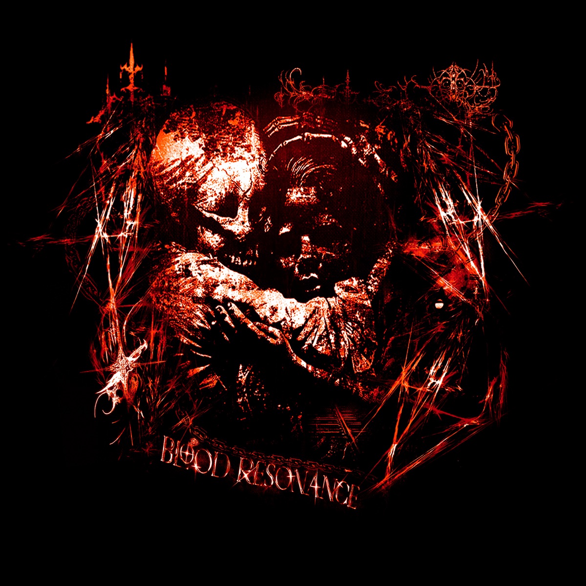 BLOOD RESONANCE - Single by Panamilor & ENDLESSDRXIN album cover