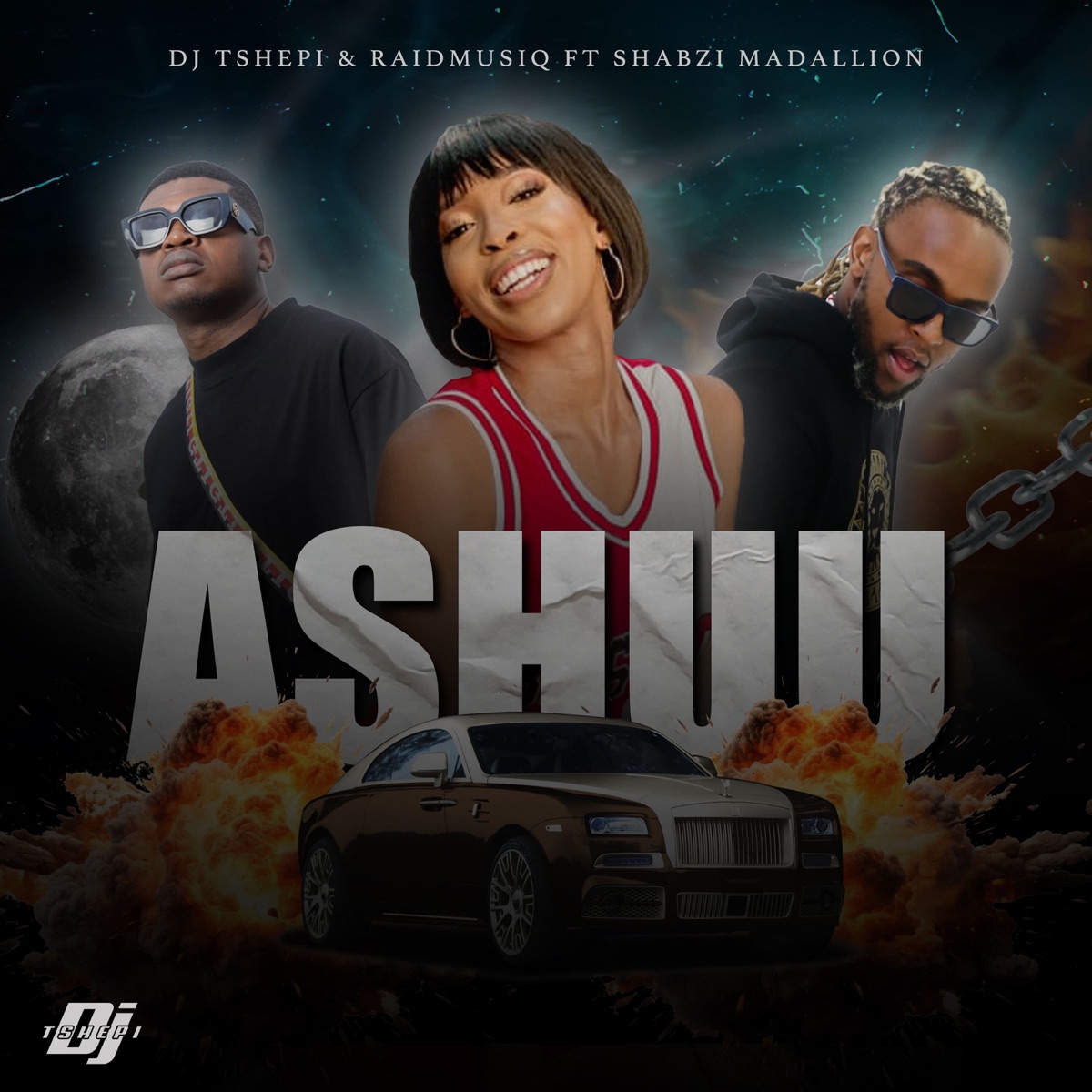 ASHUU (feat. ShabZi Madallion) - Single by DJ Tshepi & RaidmusiQ album cover