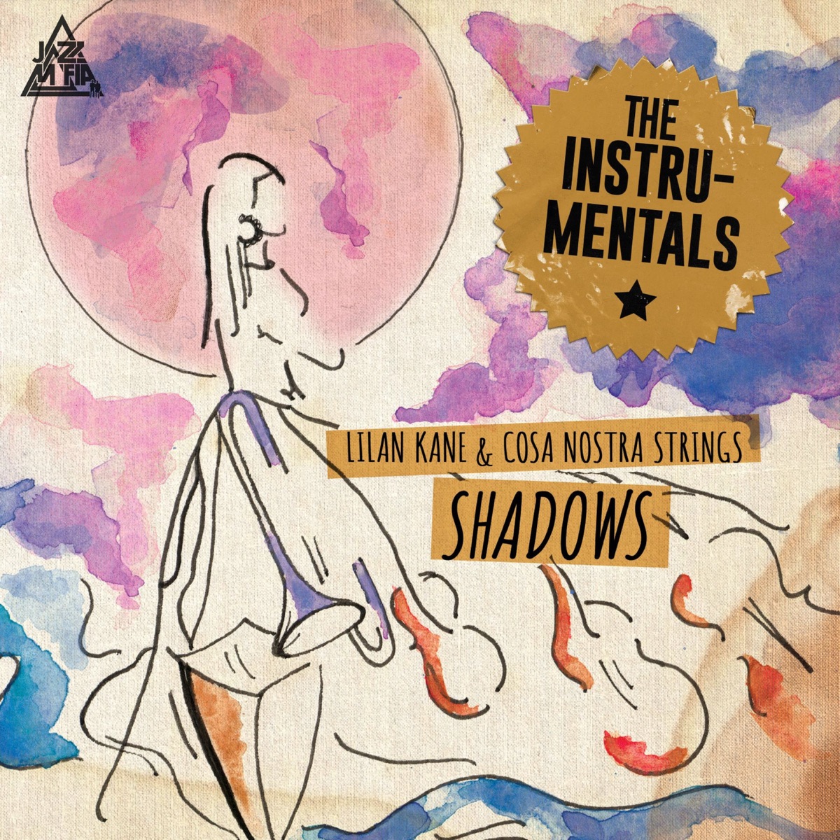 Shadows: The Instrumentals - EP by Cosa Nostra Strings, Lilan Kane & Jazz Mafia album cover