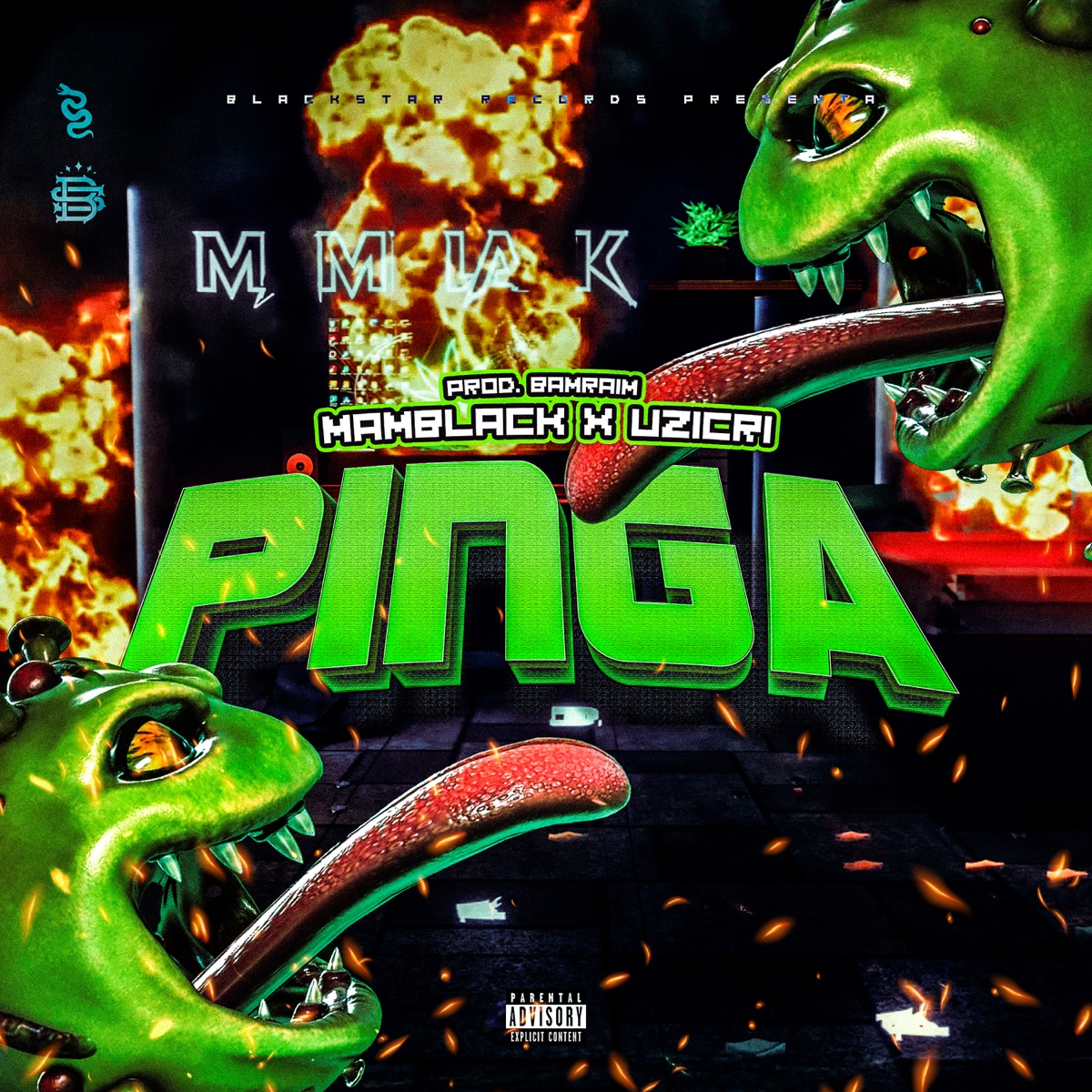 Pinga (feat. Uzicri) - Single by MAMBLACK album cover
