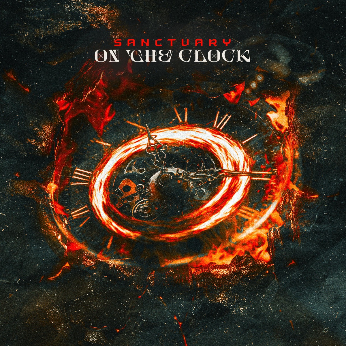 ON THE CLOCK - Single by Sanctuary album cover