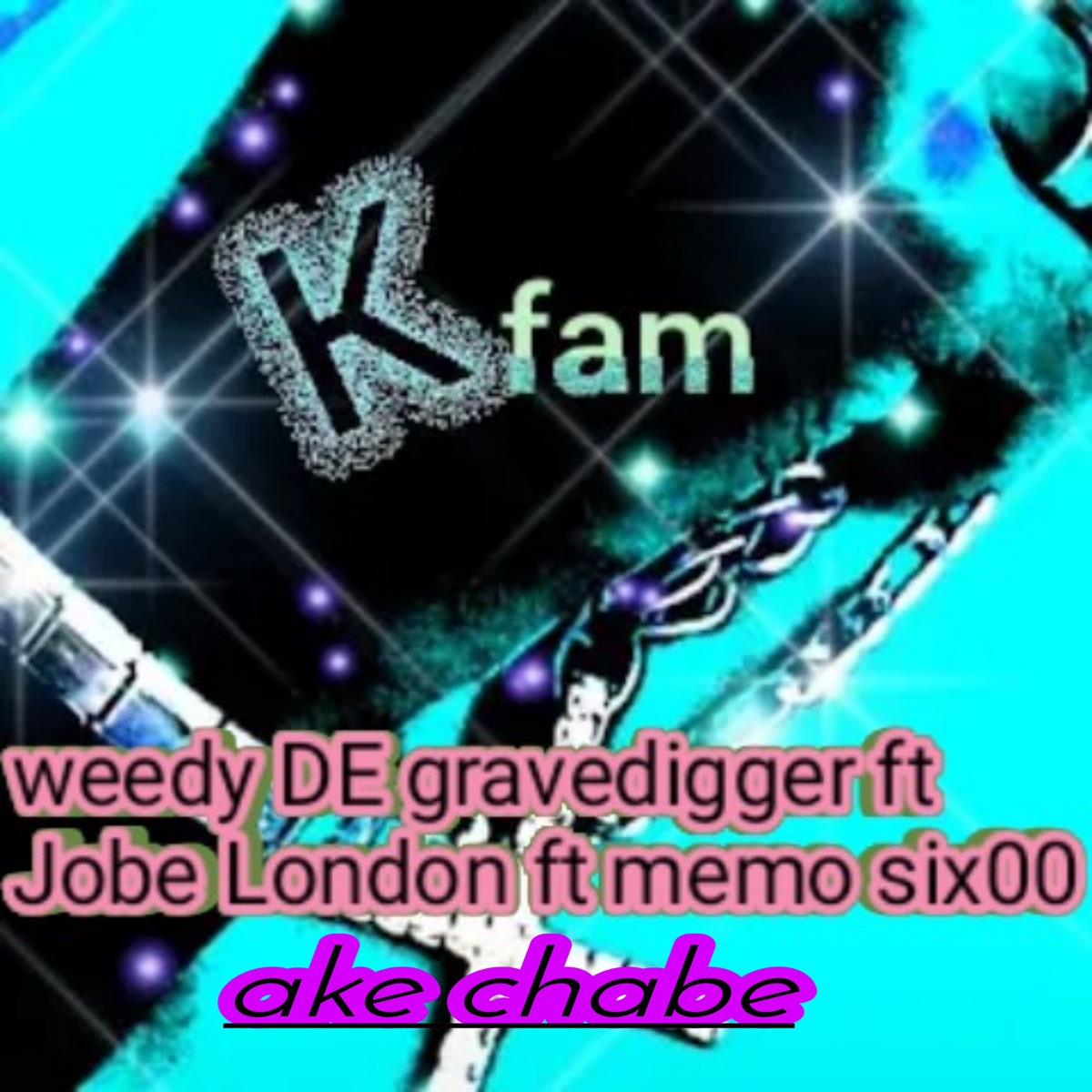 Ake chabe (feat. Memo Six00 & jobe London) - Single by Weedy de gravedigger album cover