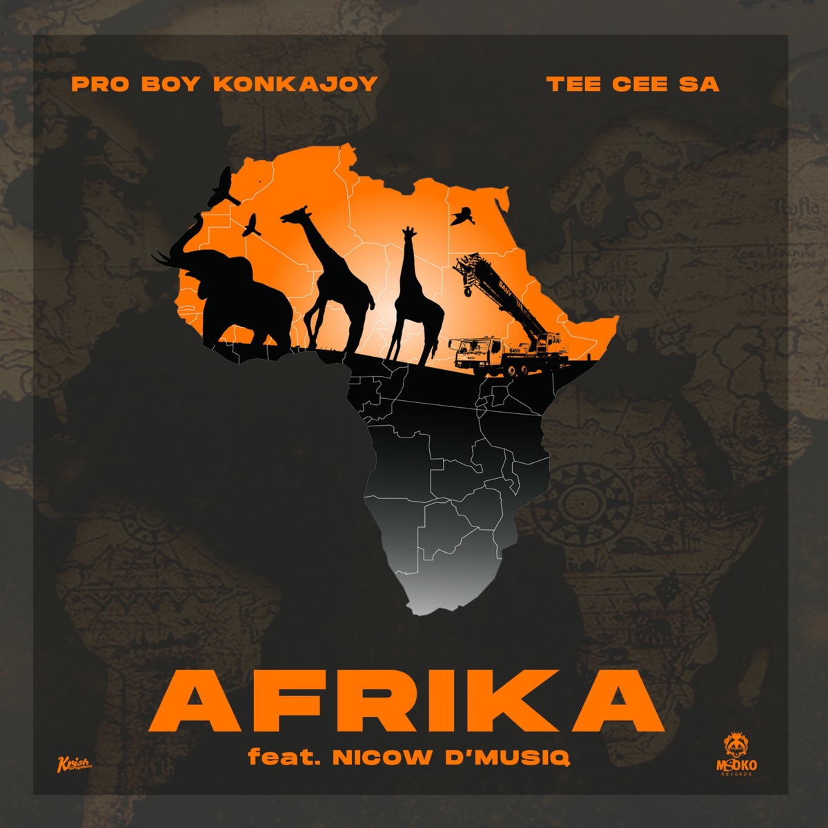Afrika (feat. Nicow D'MusiQ) - Single by Pro Boy Konkajoy & Tee Cee SA album cover