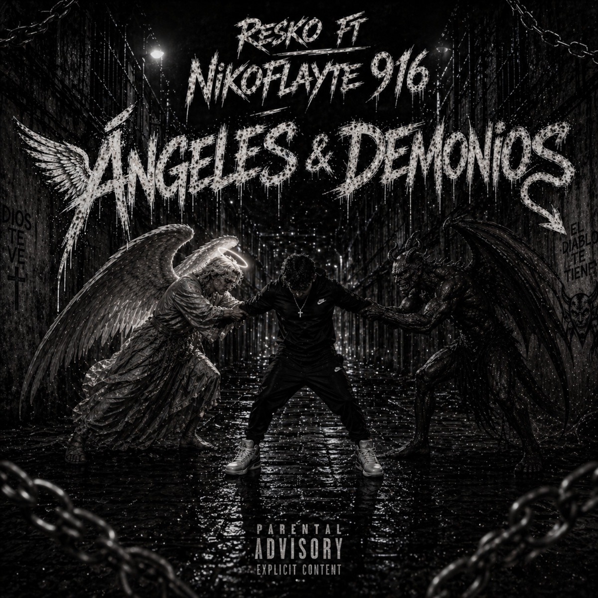 ANGELES Y DEMONIOS - Single by Niko Flayte 916 & Resko album cover