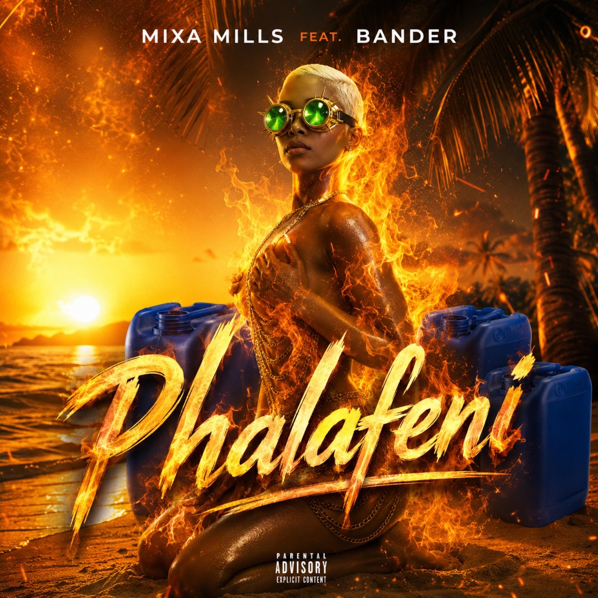 Phalafeni (feat. Bander) - Single by Mixa Mills album cover