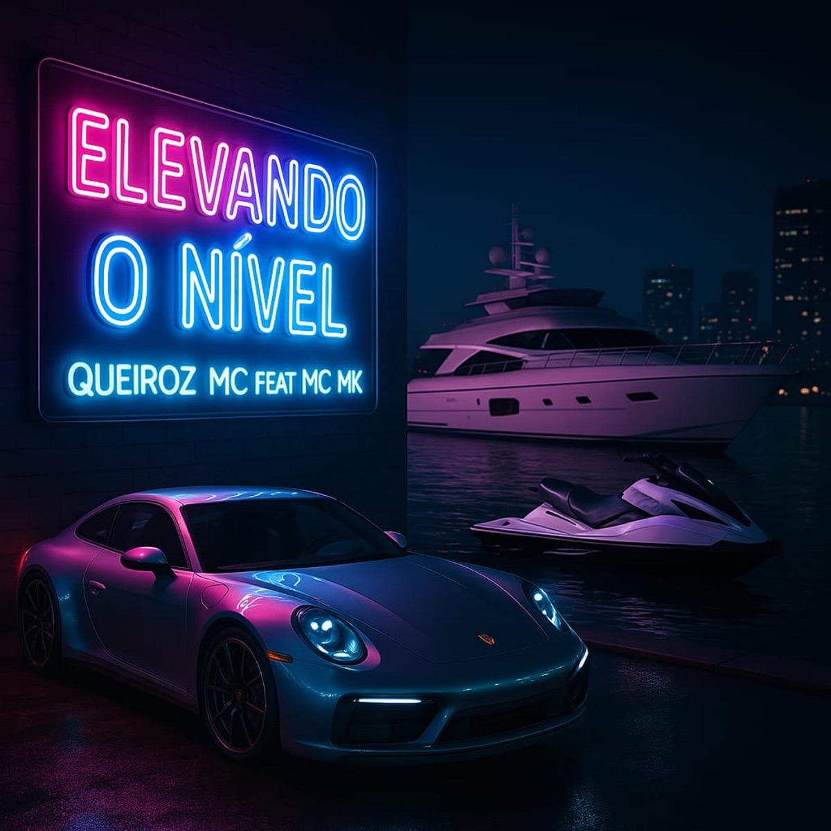 Elevando o Nível (feat. Mc Mk) - Single by Queiroz Mc album cover
