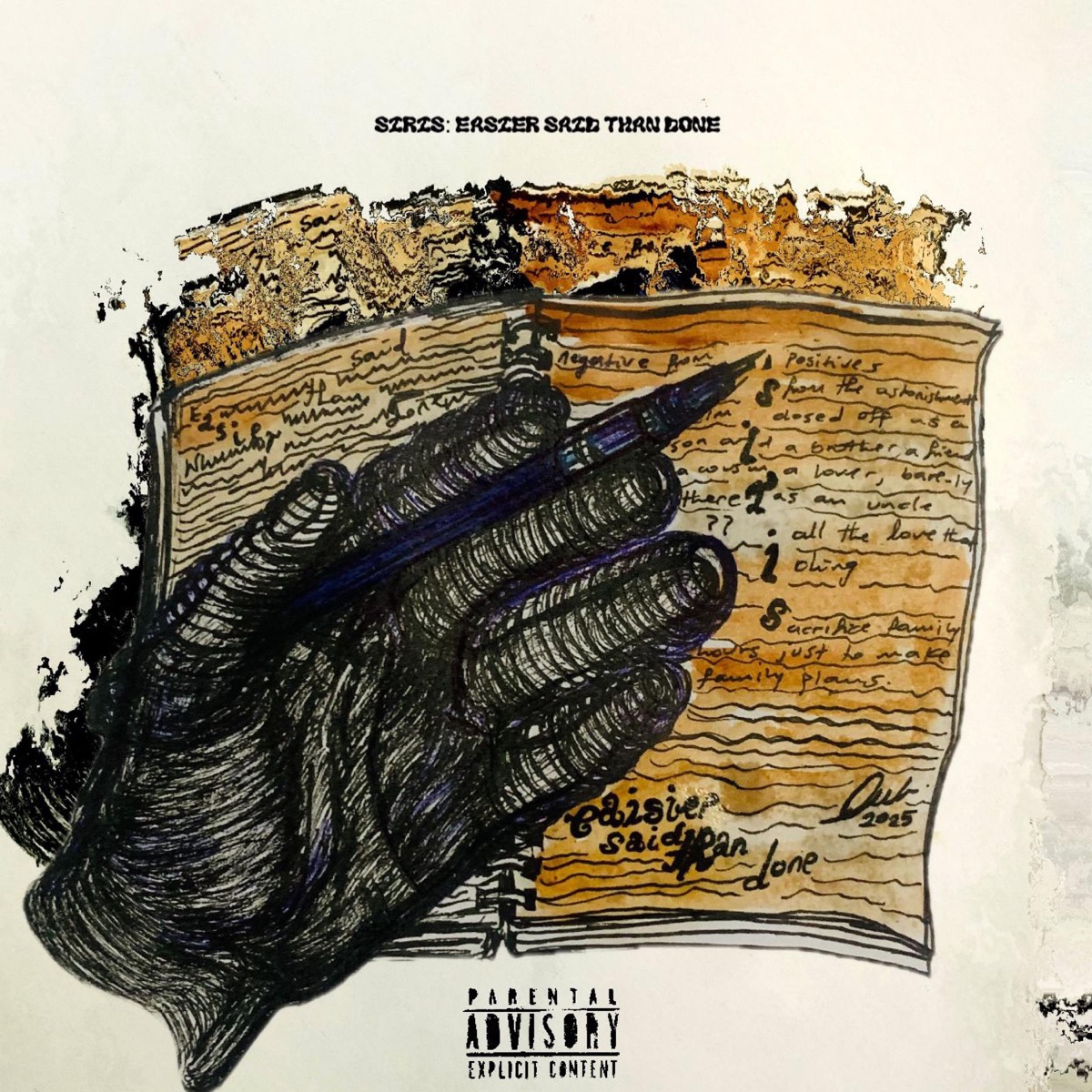 Easier Said Than Done (feat. J-6ix) - Single by siris_sa album cover