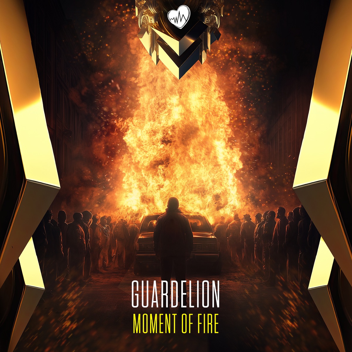 Moment Of Fire - Single by Guardelion album cover