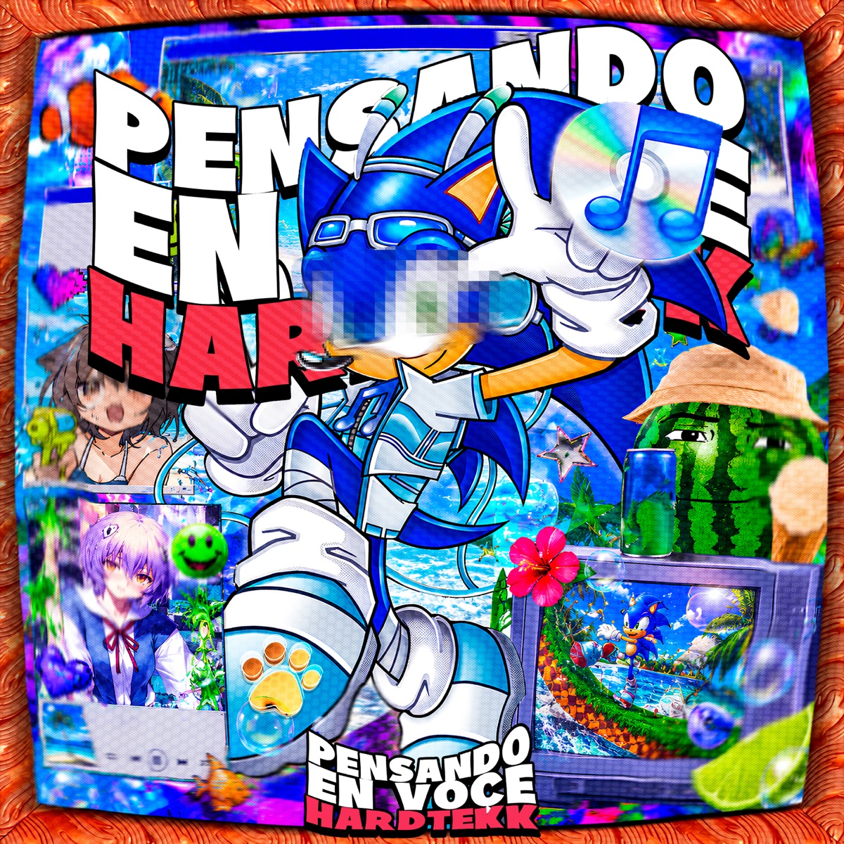 PENSANDO EN VOÇE HARDTEKK - EP by SXVNR album cover