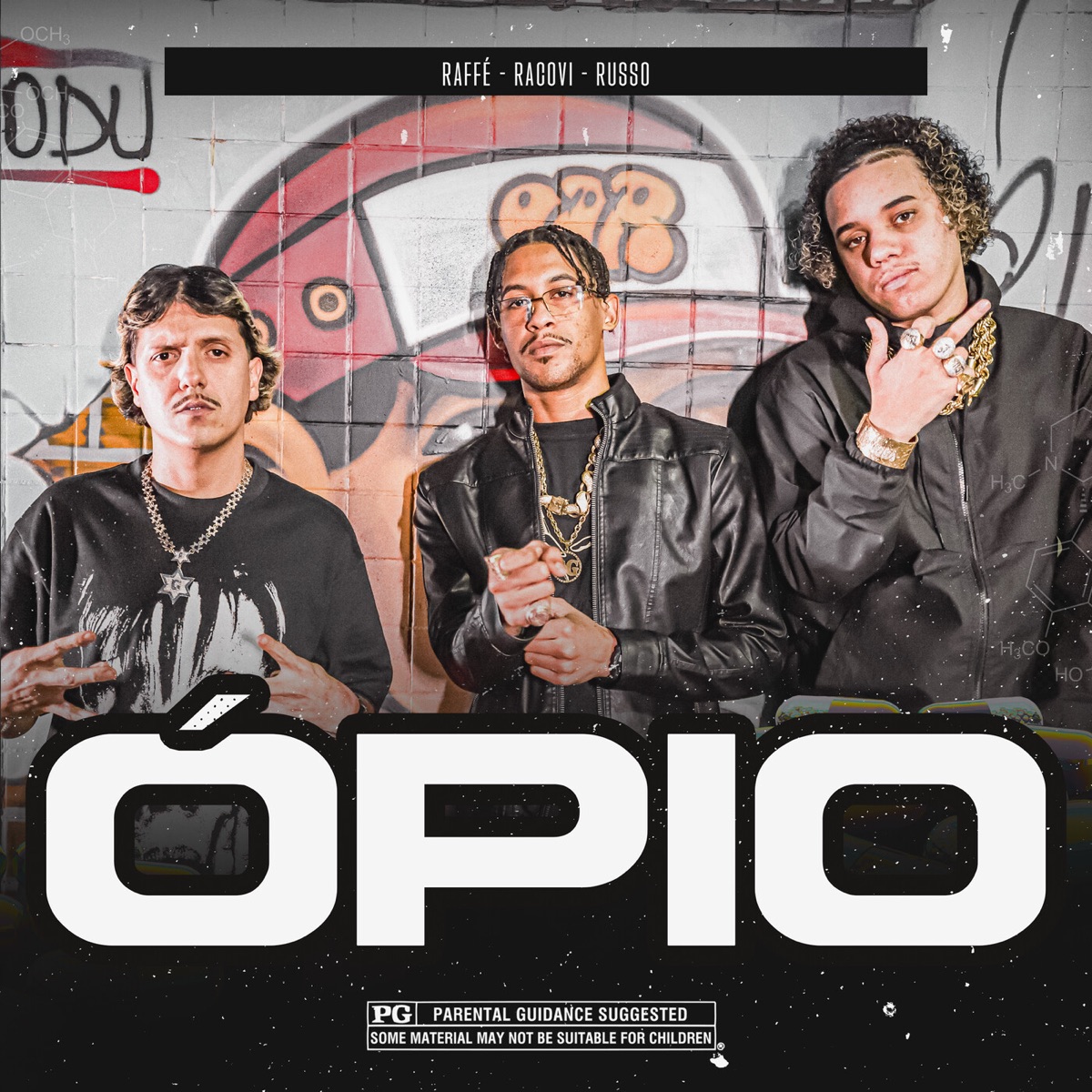 ÓPIO - Single by Raffé, Racovi Oficial & Russo album cover