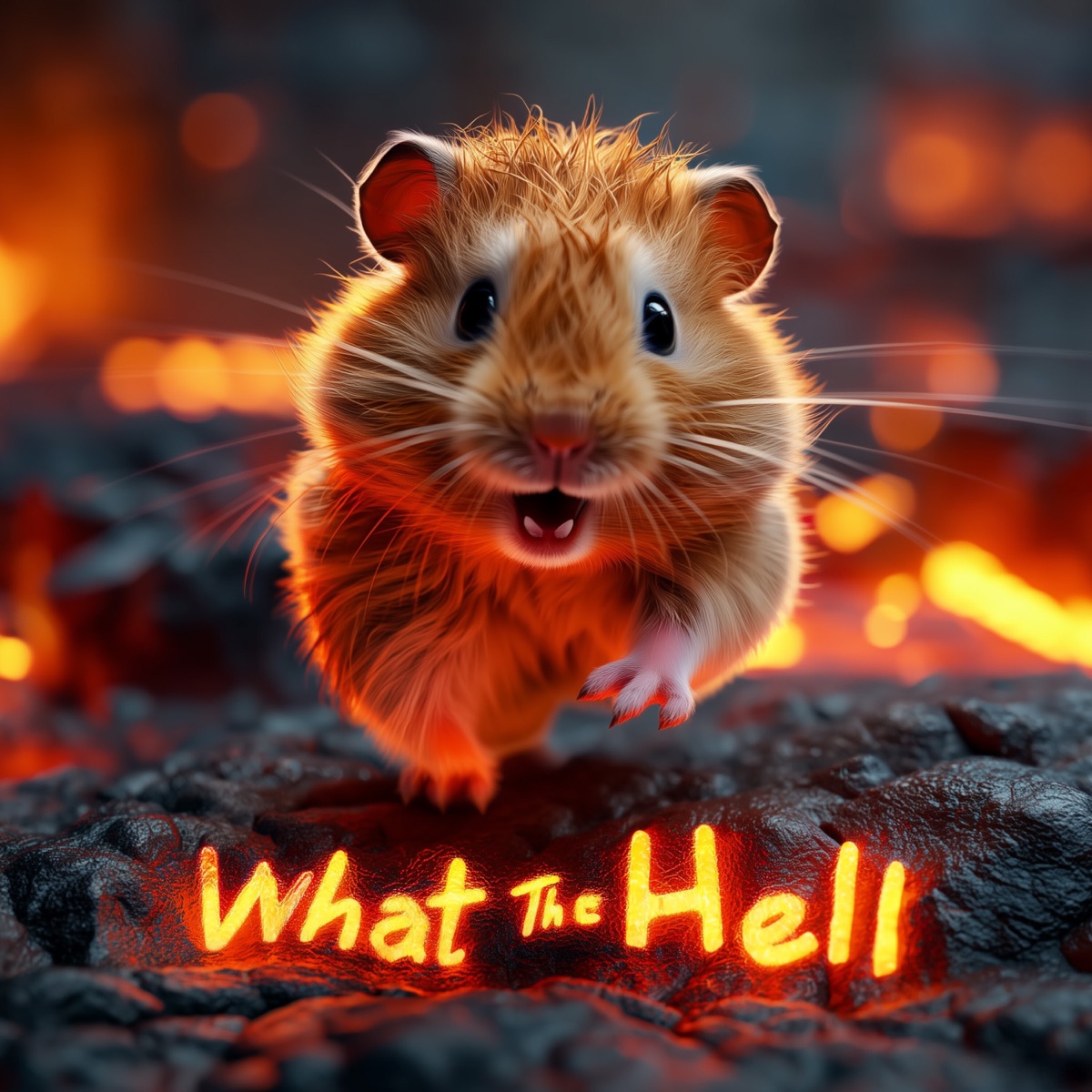 What the Hell - Single by Hyper Hamster & Techno Cats album cover