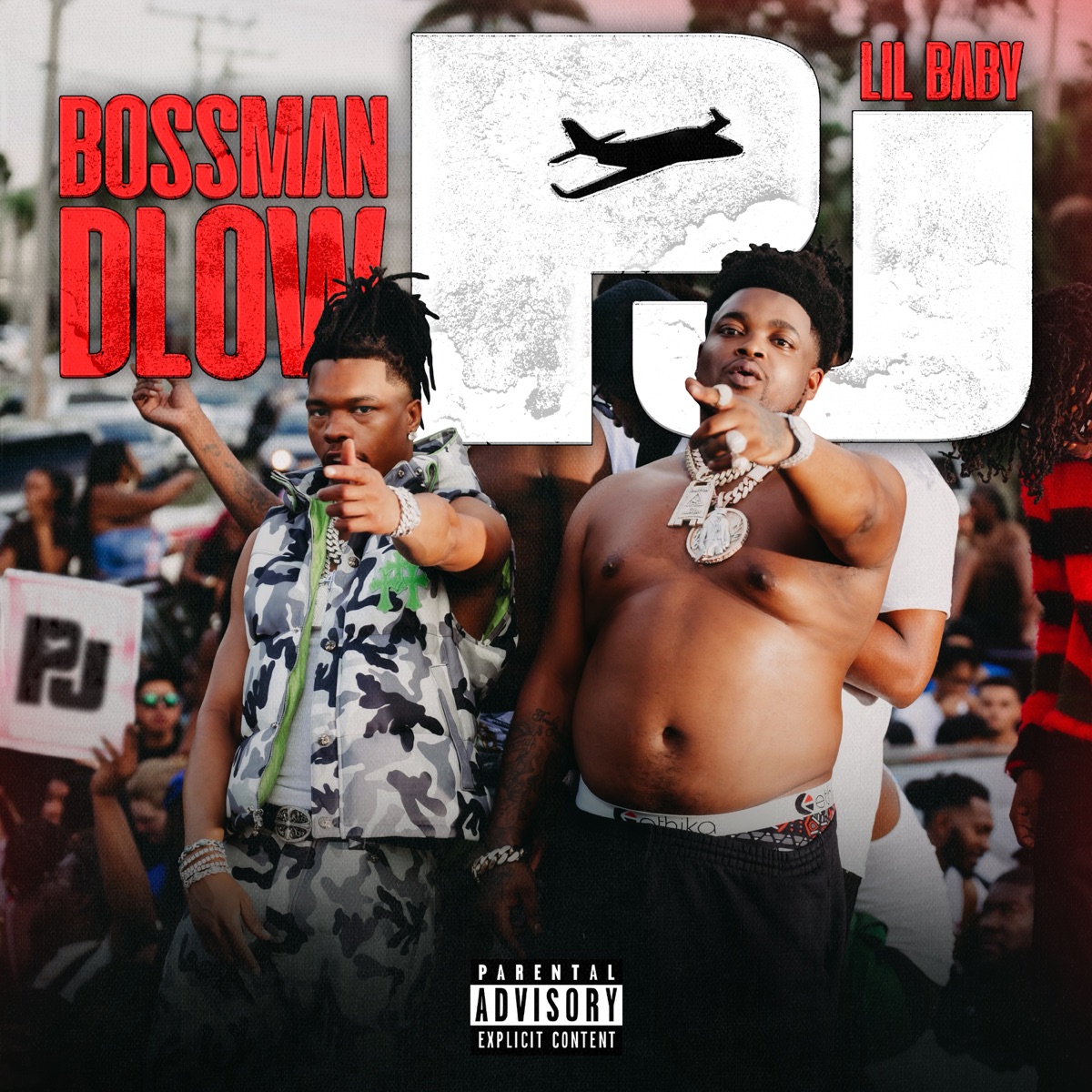 PJ - Single by Bossman Dlow & Lil Baby album cover artwork