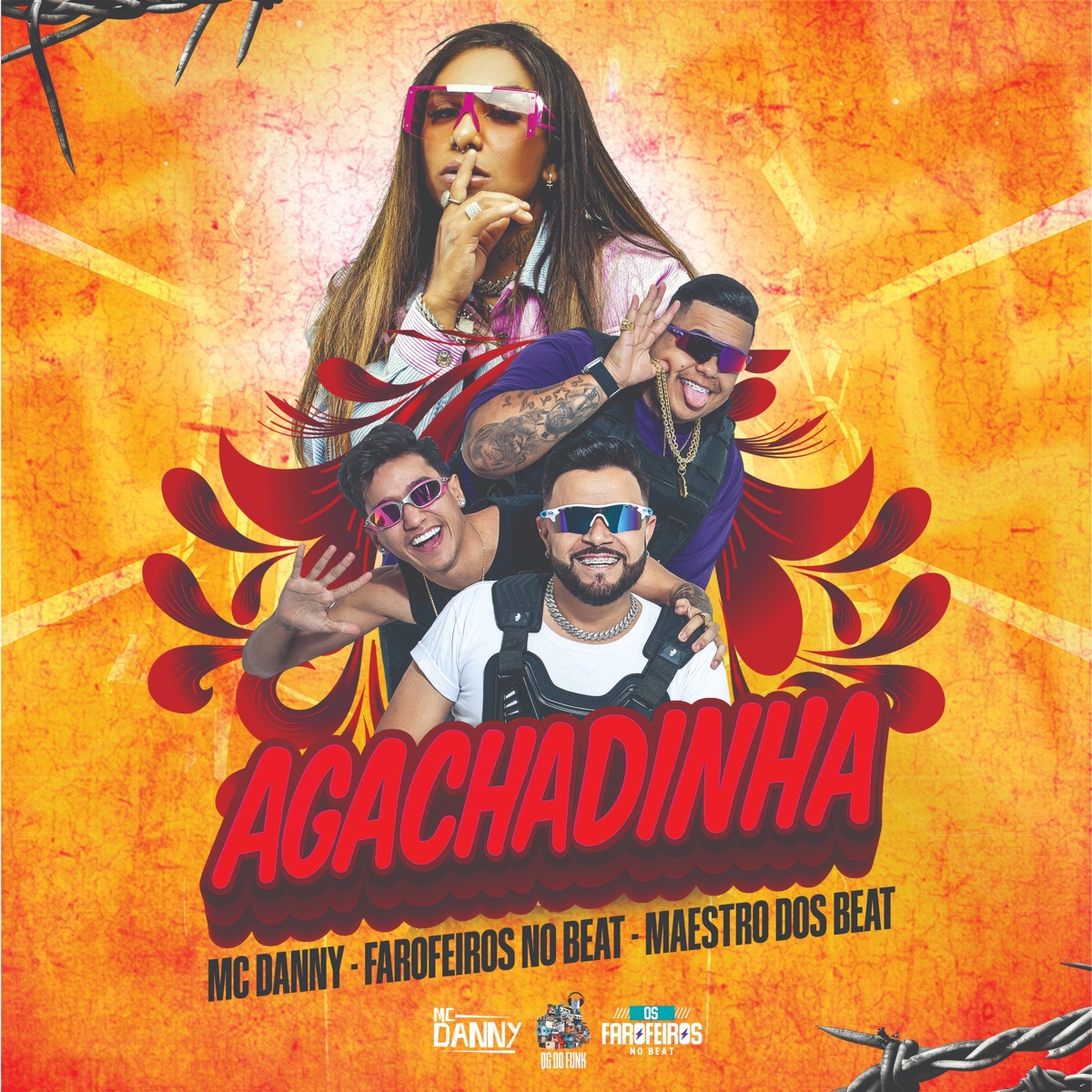 Agachadinha - Single by MC Danny, MAESTRO NOS BEATS & Os Farofeiros No Beat album cover