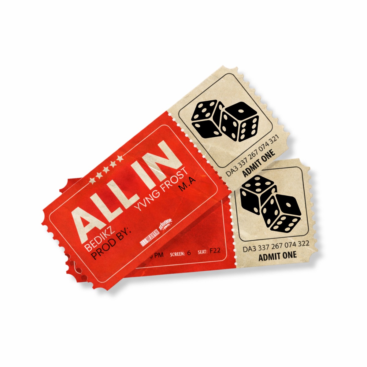 All in - Single by Bedikz & Yvng Frost album cover