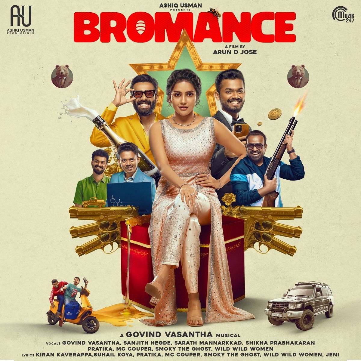 Bromance (Original Motion Picture Soundtrack) by Govind Vasantha, Suhail Koya, Smoky The Ghost & Wild Wild Women album cover