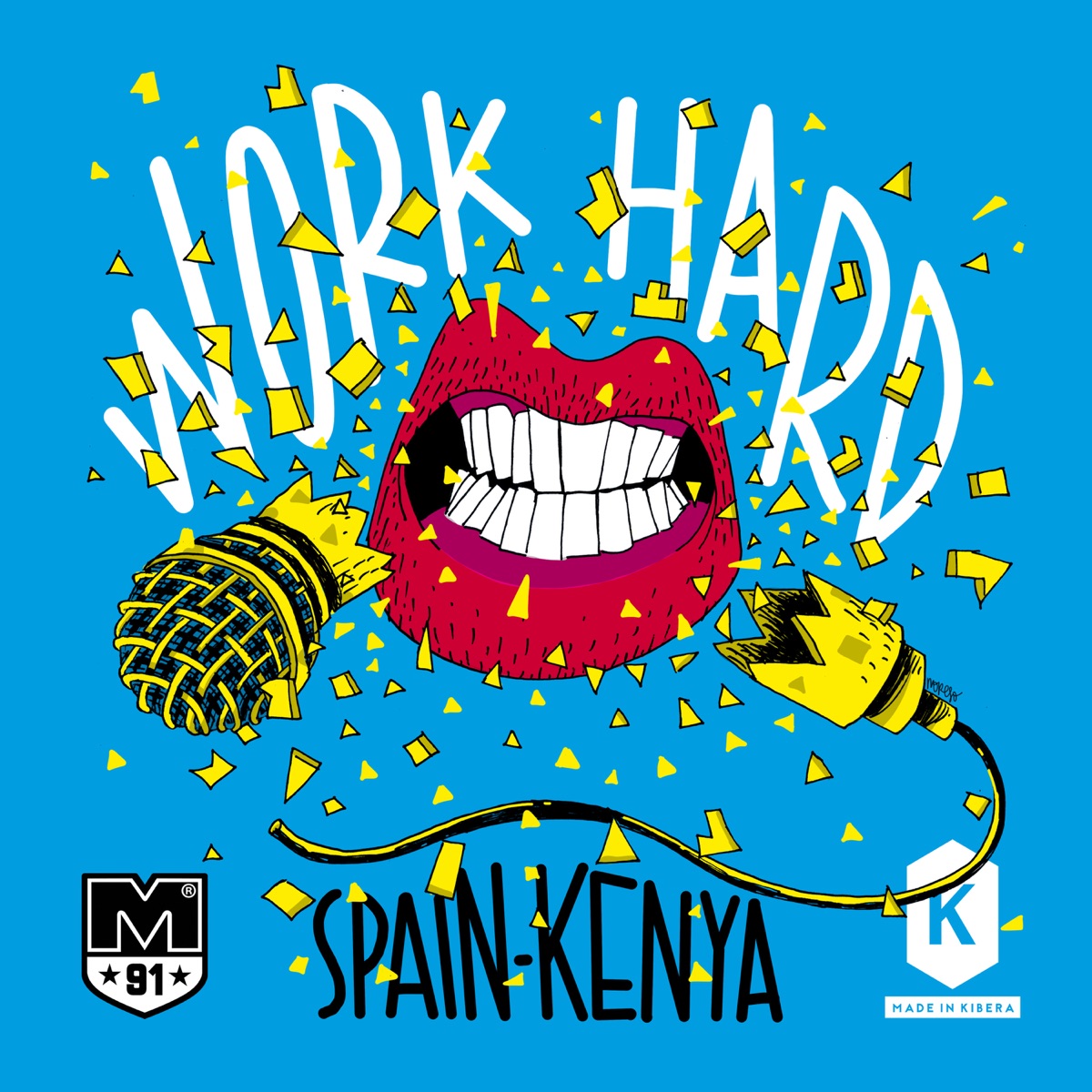 Work Hard (feat. Wikedest, Phlexible, Donpa, Pertxa Ahanti & Danny Evans) - Single by Made in Kibera, HDO & Morodo album cover