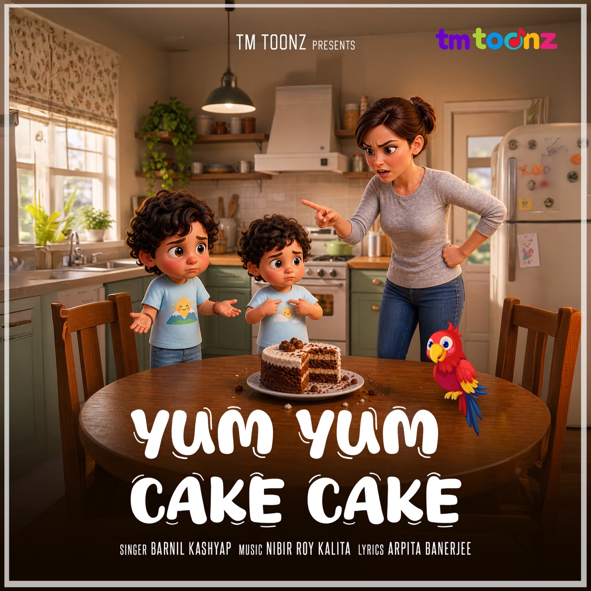 Yum Yum Cake Cake - Single by Barnil Kashyap, Nibir Roy Kalita & Arpita Banerjee album cover