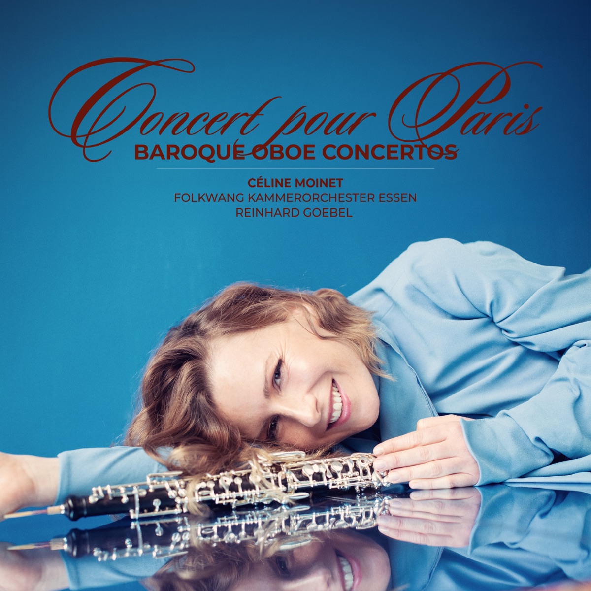 Concert pour Paris (Baroque Oboe Concertos) by Céline Moinet, Folkwang Kammerorchester Essen & Reinhard Goebel album cover
