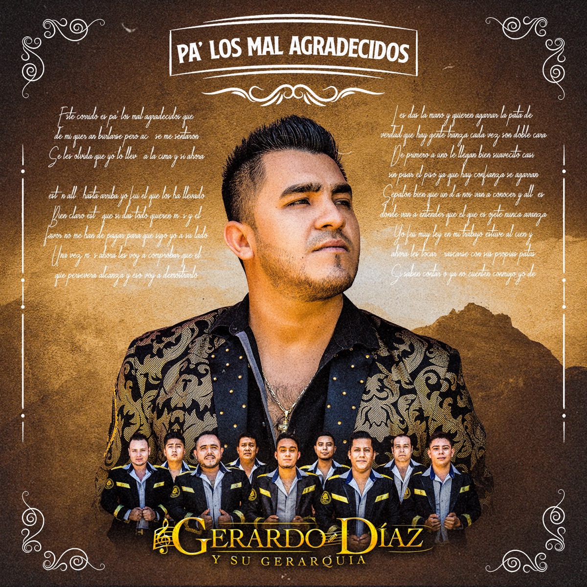 Pa' los Mal Agradecidos by Gerardo Díaz y su Gerarquia album cover