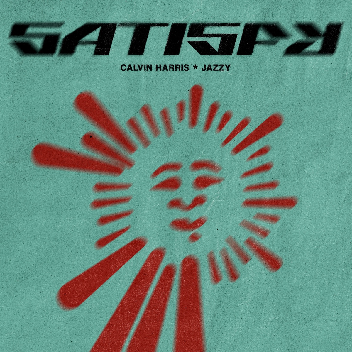Satisfy - Single by Calvin Harris & Jazzy album cover