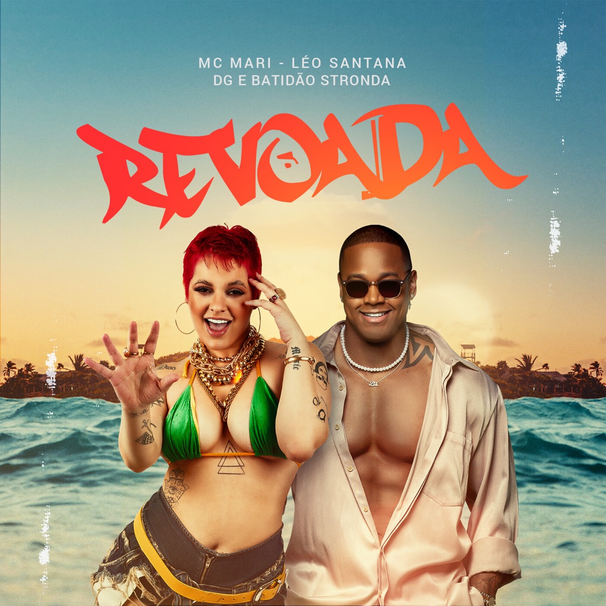 Revoada - Single by Mc Mari, Leo Santana & DG e Batidão Stronda album cover