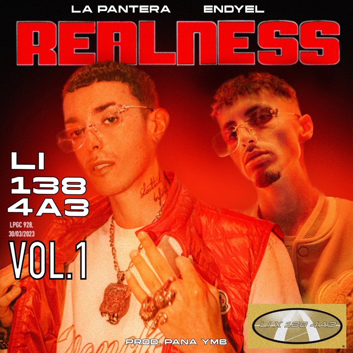 Realness - Single by La Pantera, Endyel & Pana YMB album cover