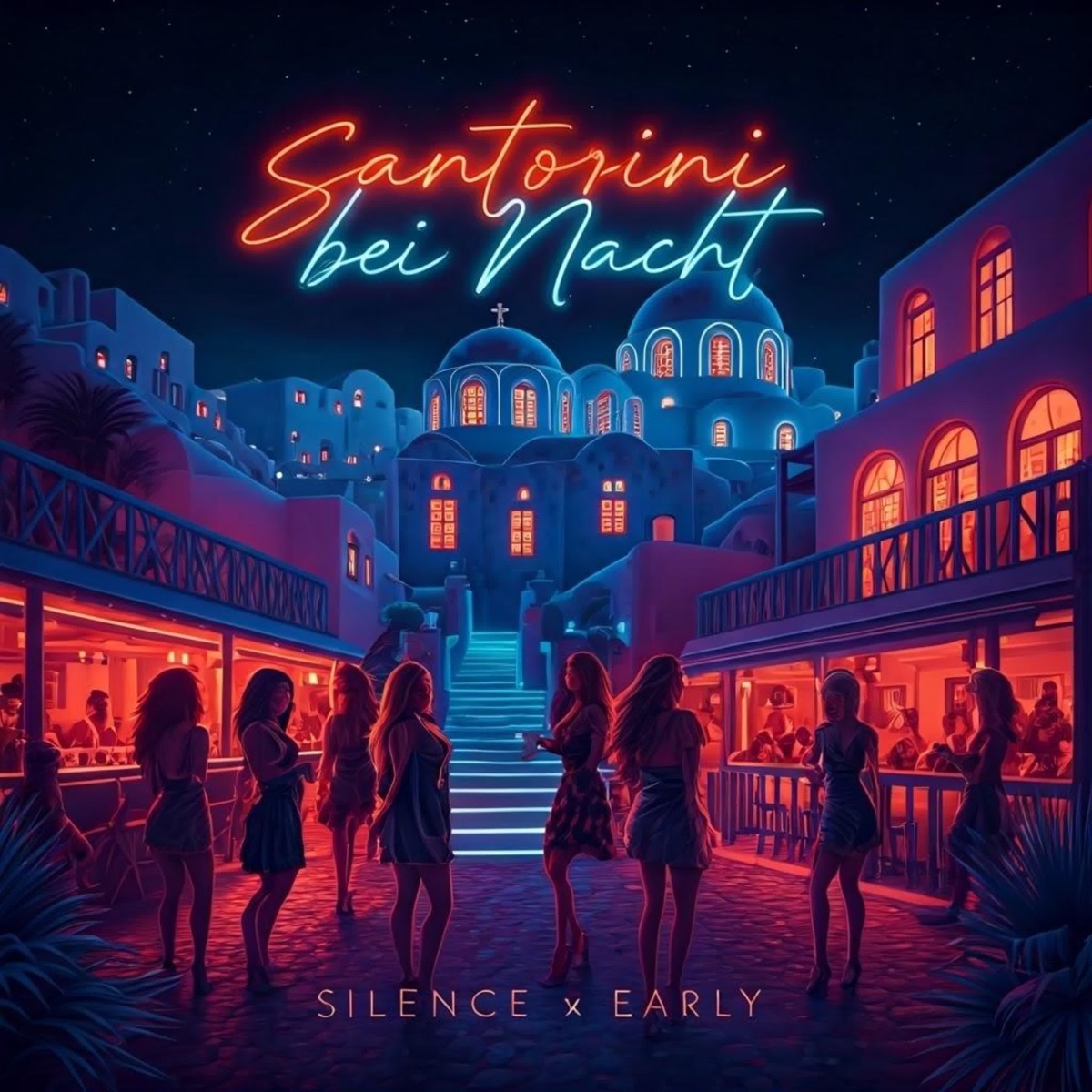 Santorini bei Nacht - Single by Silence & Early album cover